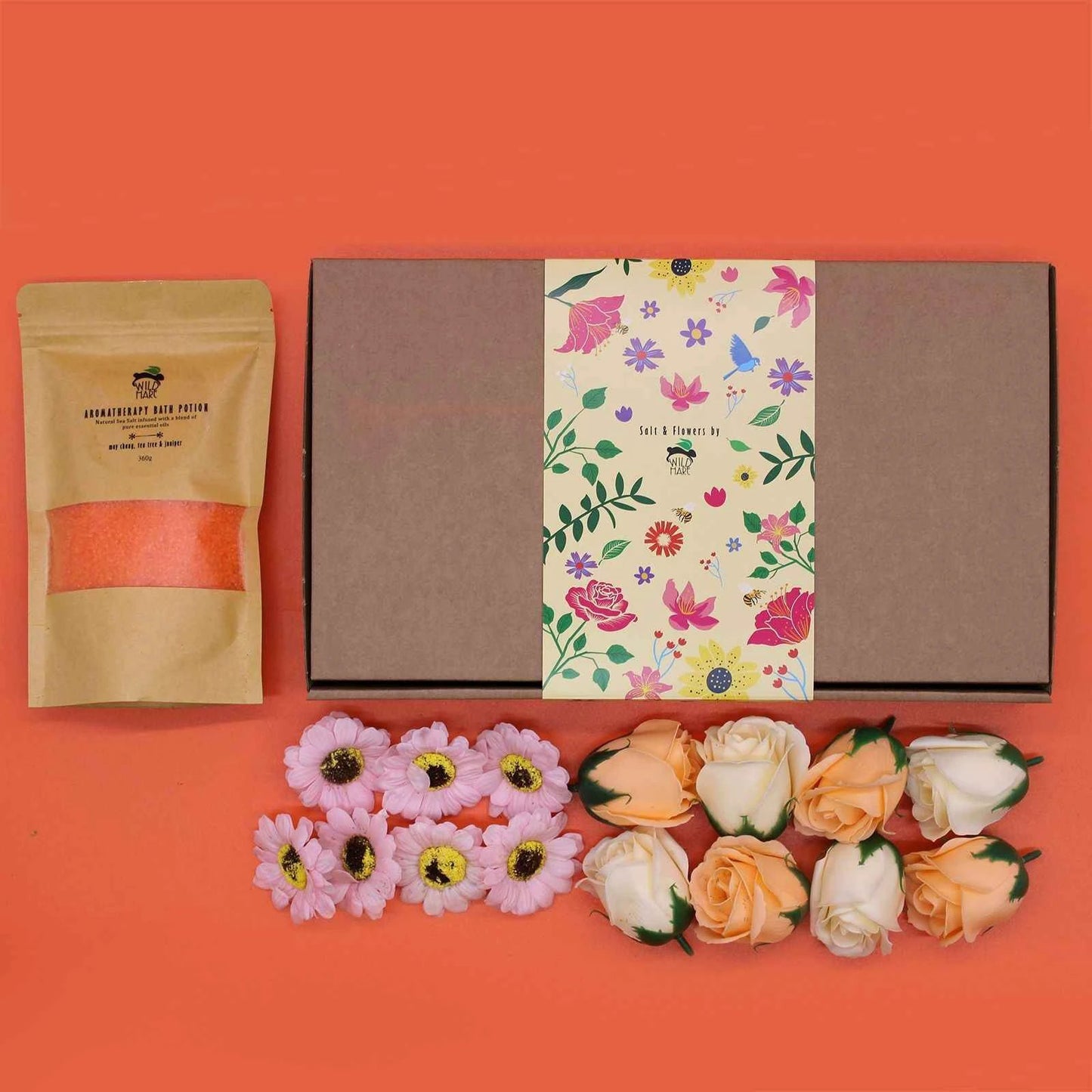 Total Detox Bath Salt & Soap Flower Gift Set