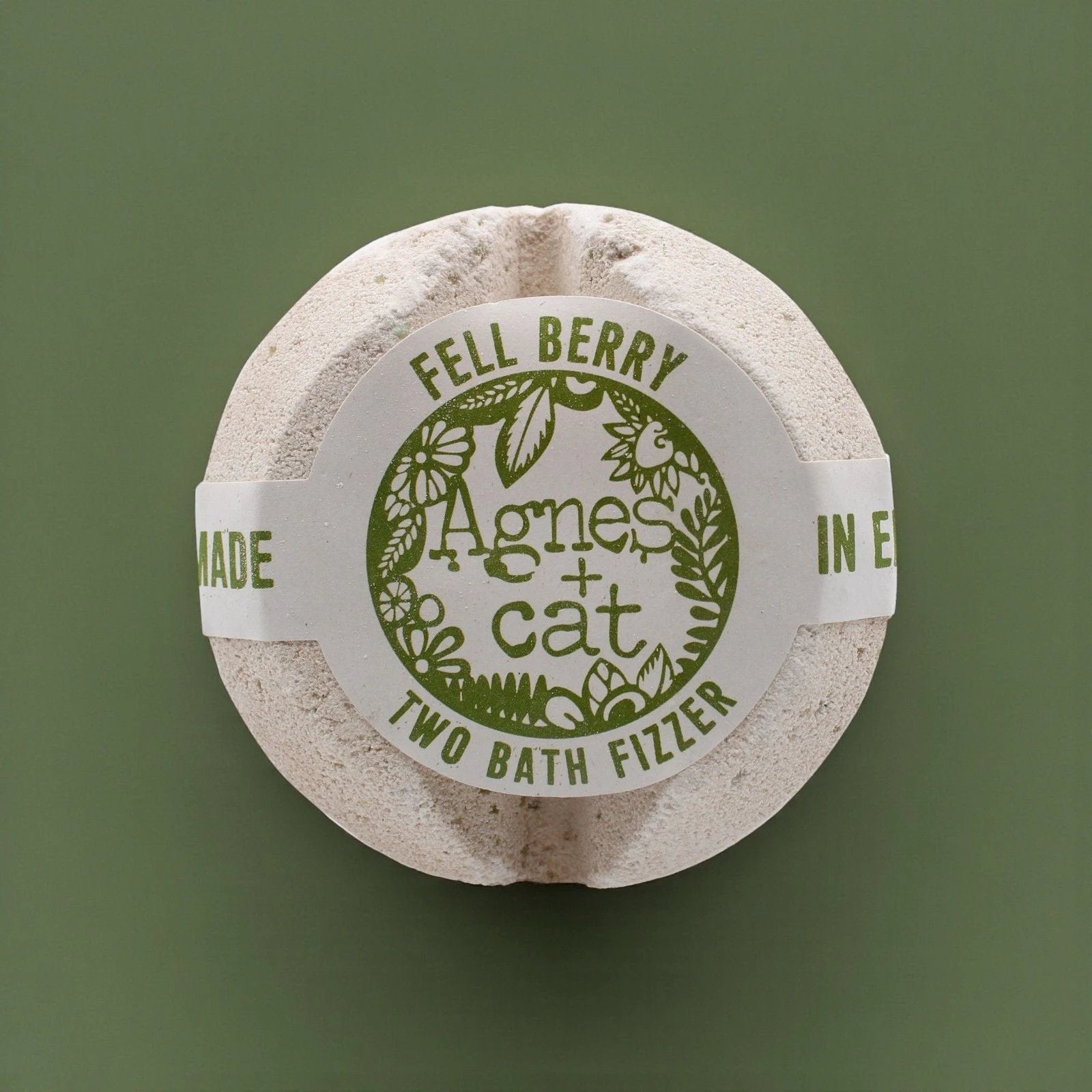 Agnes And Cat Bath Fizzer Fellberry Handcrafted British Bath Fizzer With Wild Hedgerow Fragrance by AW Dropship UK