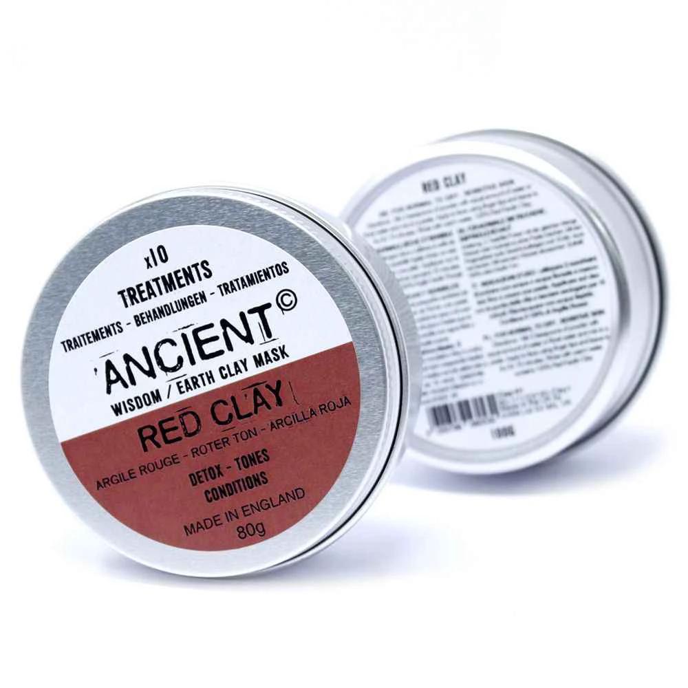Red Clay Face Mask 80g – Purifying Kaolin Treatment