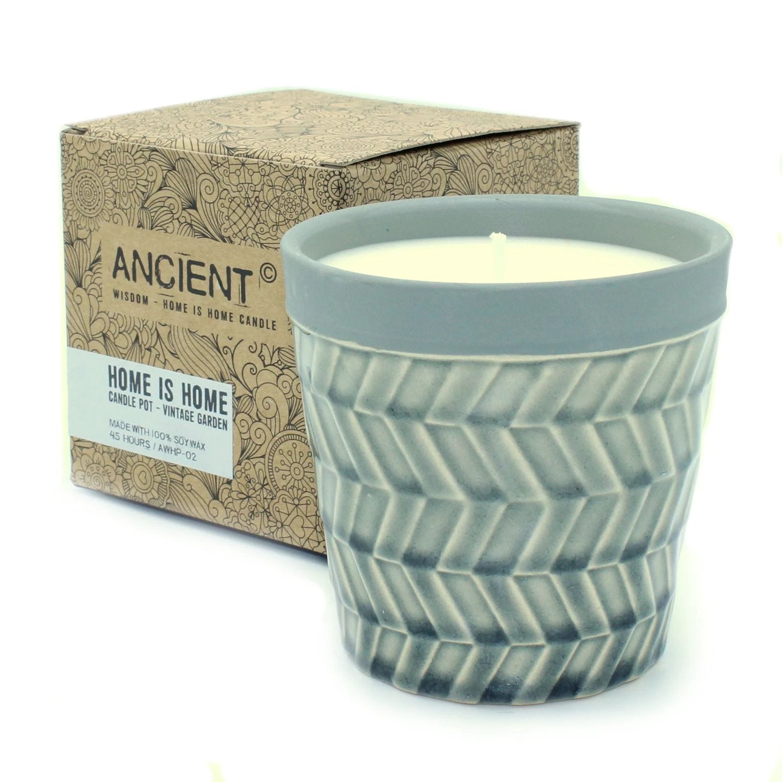 Home is Home Candle Pots - Vintage Garden by AW Dropship UK
