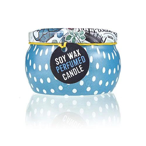 Art Tin Candle - Assorted Design - Parisian Weekend - Peonies by AW Dropship UK
