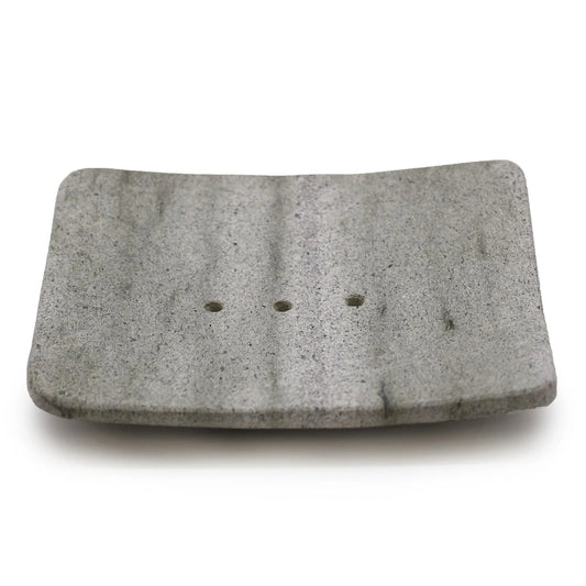 Square Shaped Ziolit Stone Soap Dish by AW Dropship UK