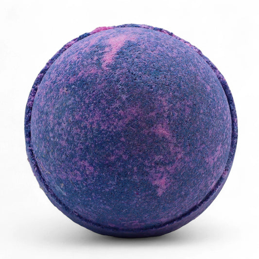 Set Of 3 Yorkshire Violet Bath Bombs 180g Each With Deep Violet Indigo Marbling UK Crafted Fragrance by AW Dropship UK