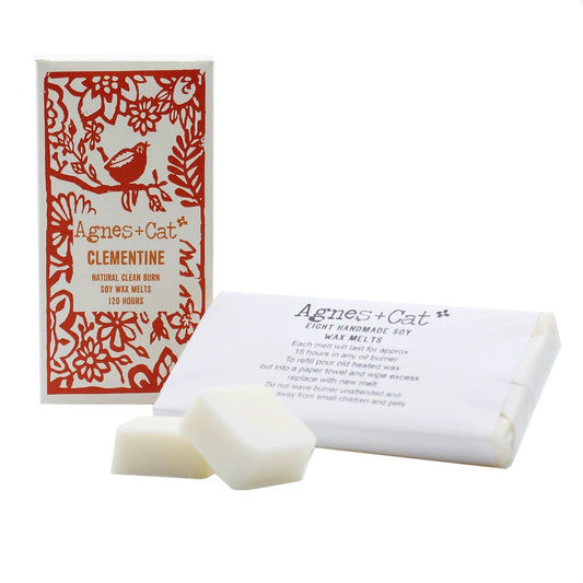 Agnes + Cat Box of 8 Wax Melts - Clementine by AW Dropship UK