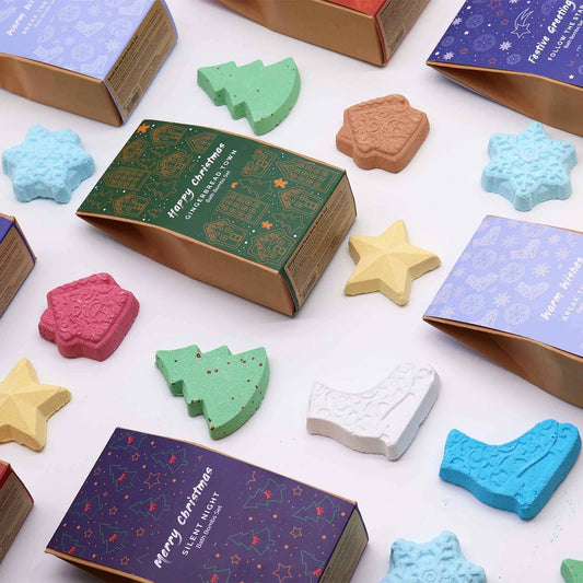 Silent Night Christmas Bath Bomb Gift Set – Festive Luxury
