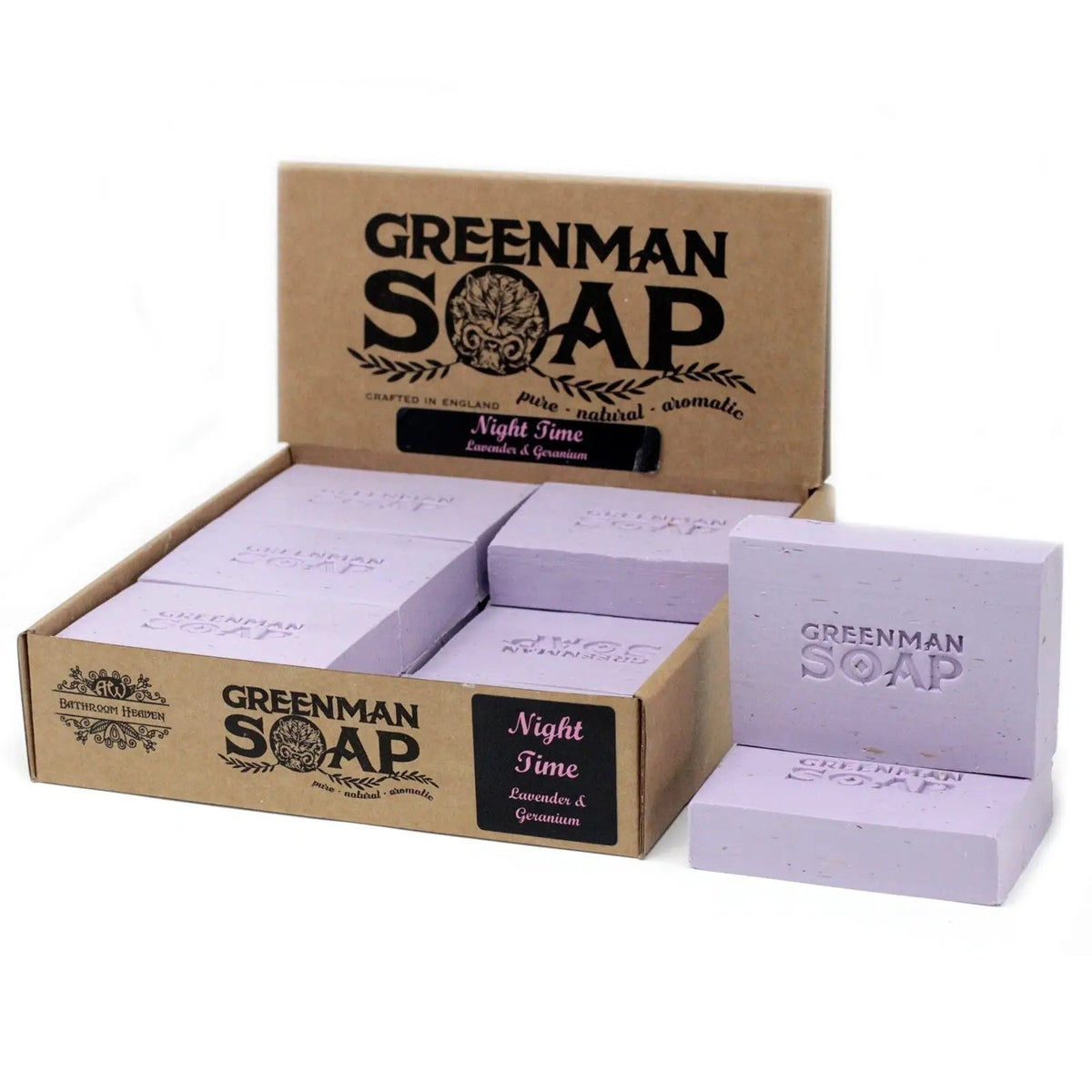 Greenman Soap Slice 100g - Night Time by AW Dropship UK