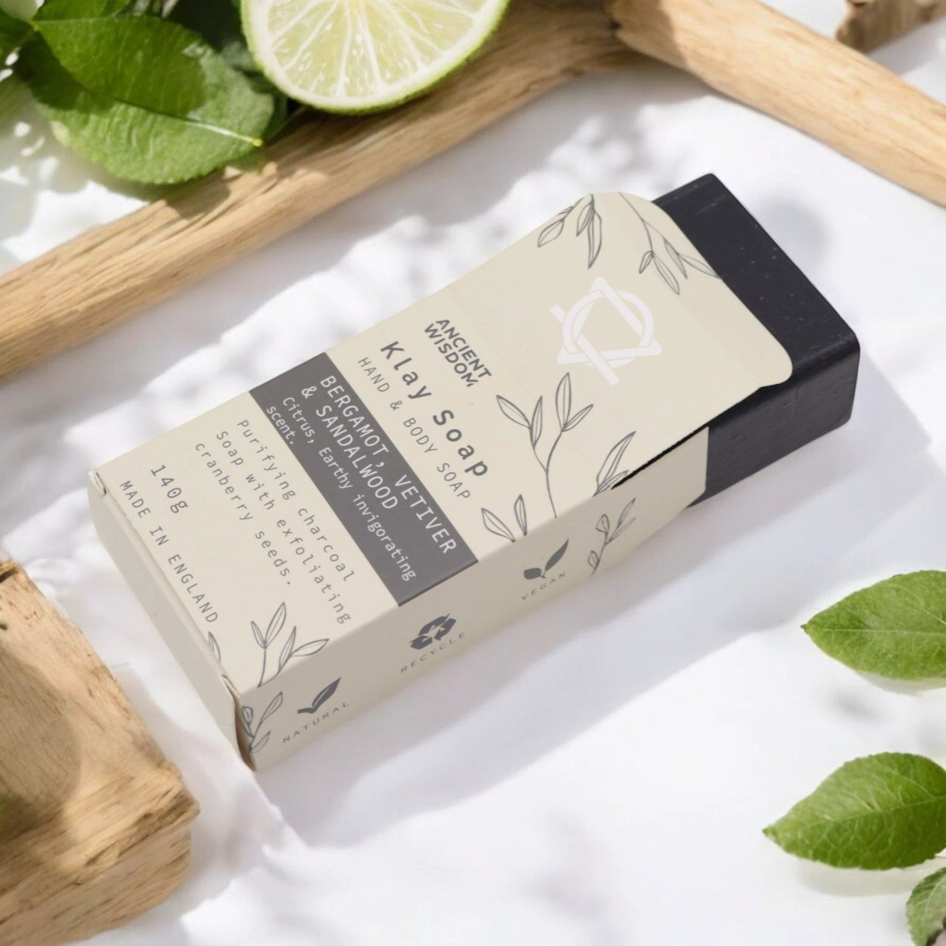 Klay Soap - Bergamot & Sandalwood by AW Dropship UK
