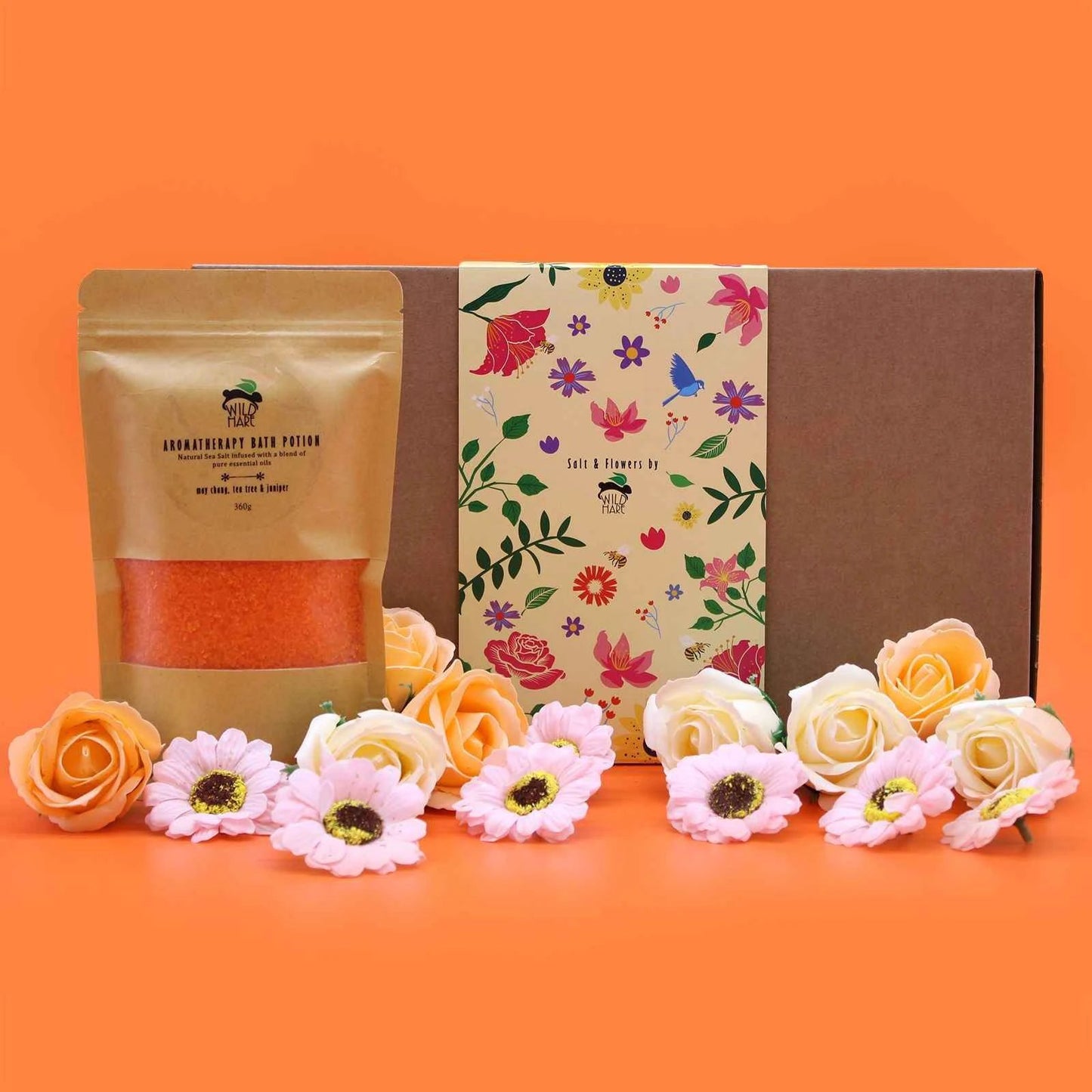 Total Detox Bath Salt & Soap Flower Gift Set