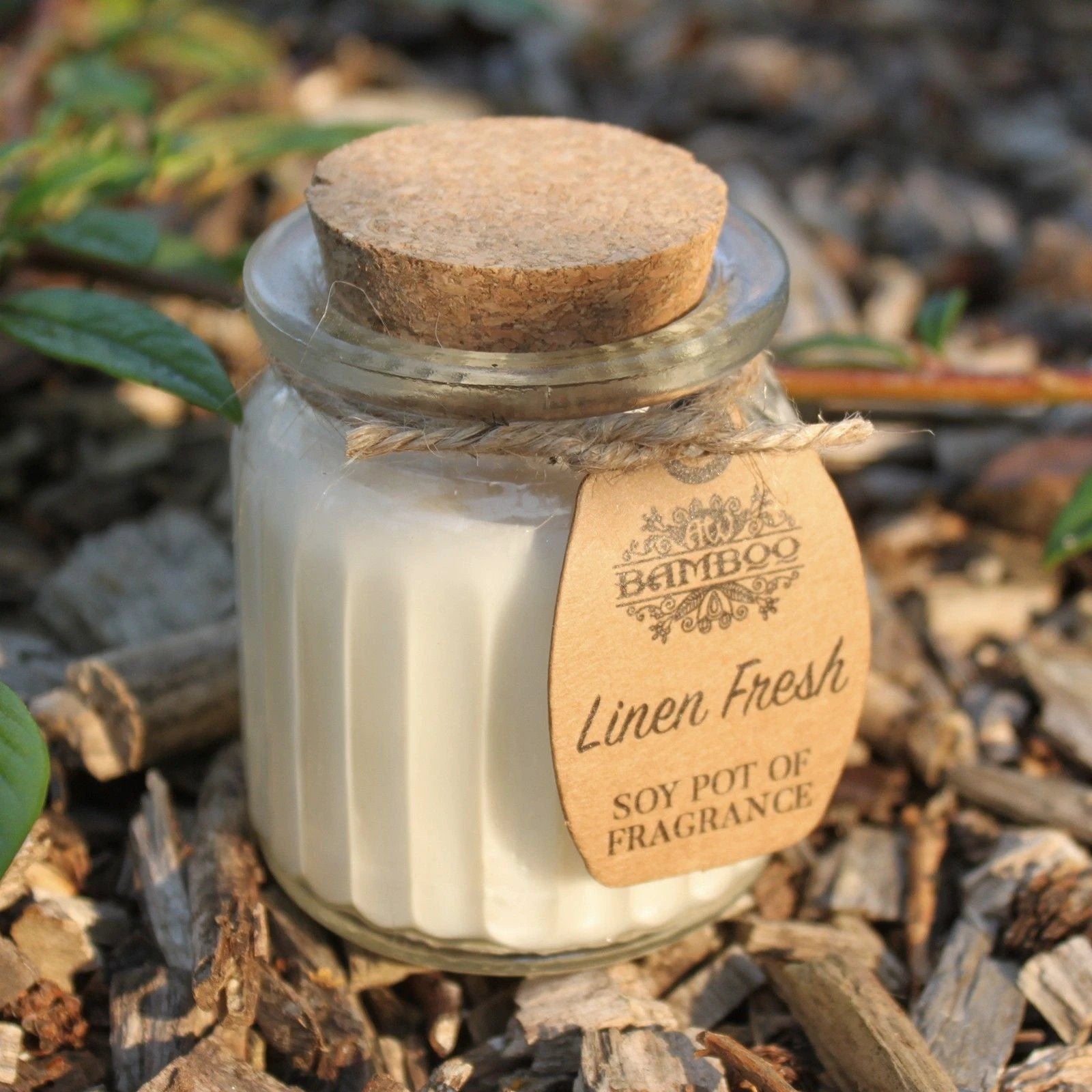 Linen Fresh Soy Pot of Fragrance Candles by AW Dropship UK