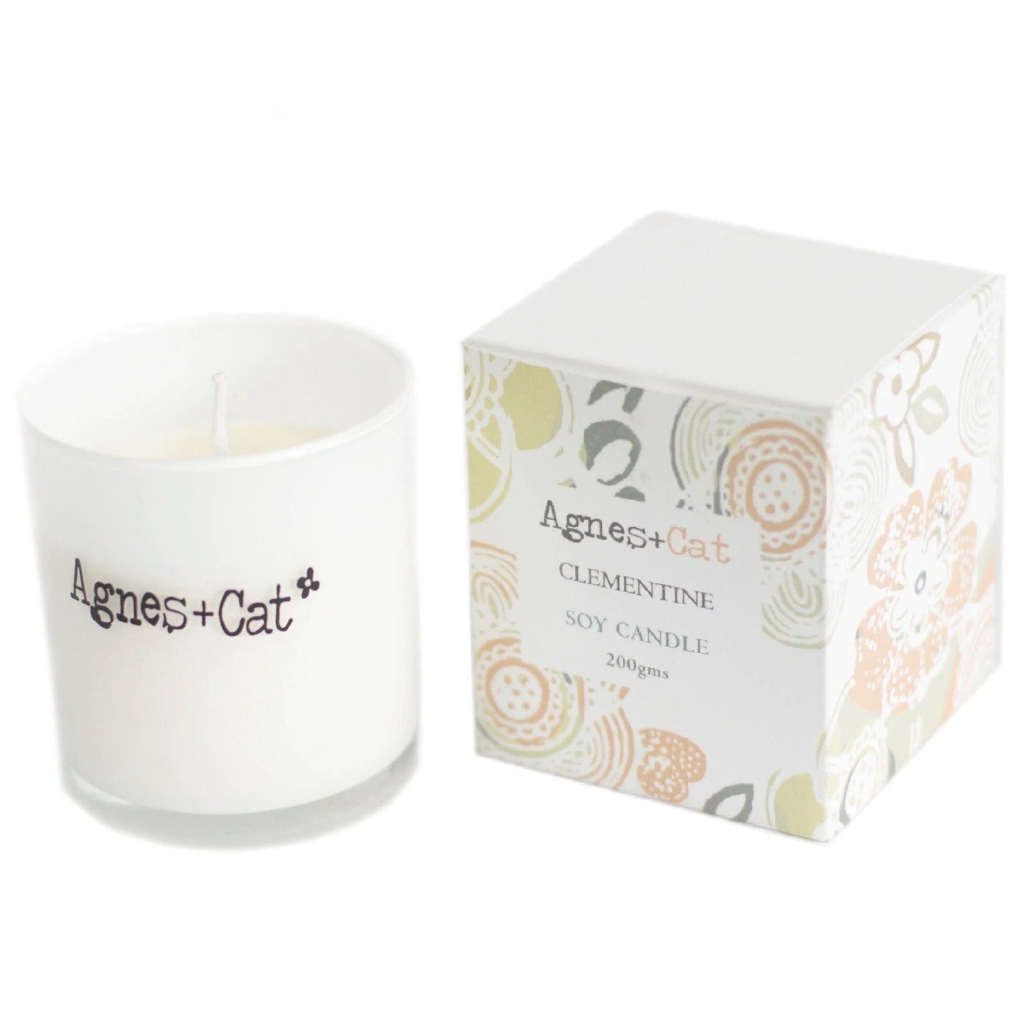 Agnes + Cat Votive Candle - Clementine by AW Dropship UK