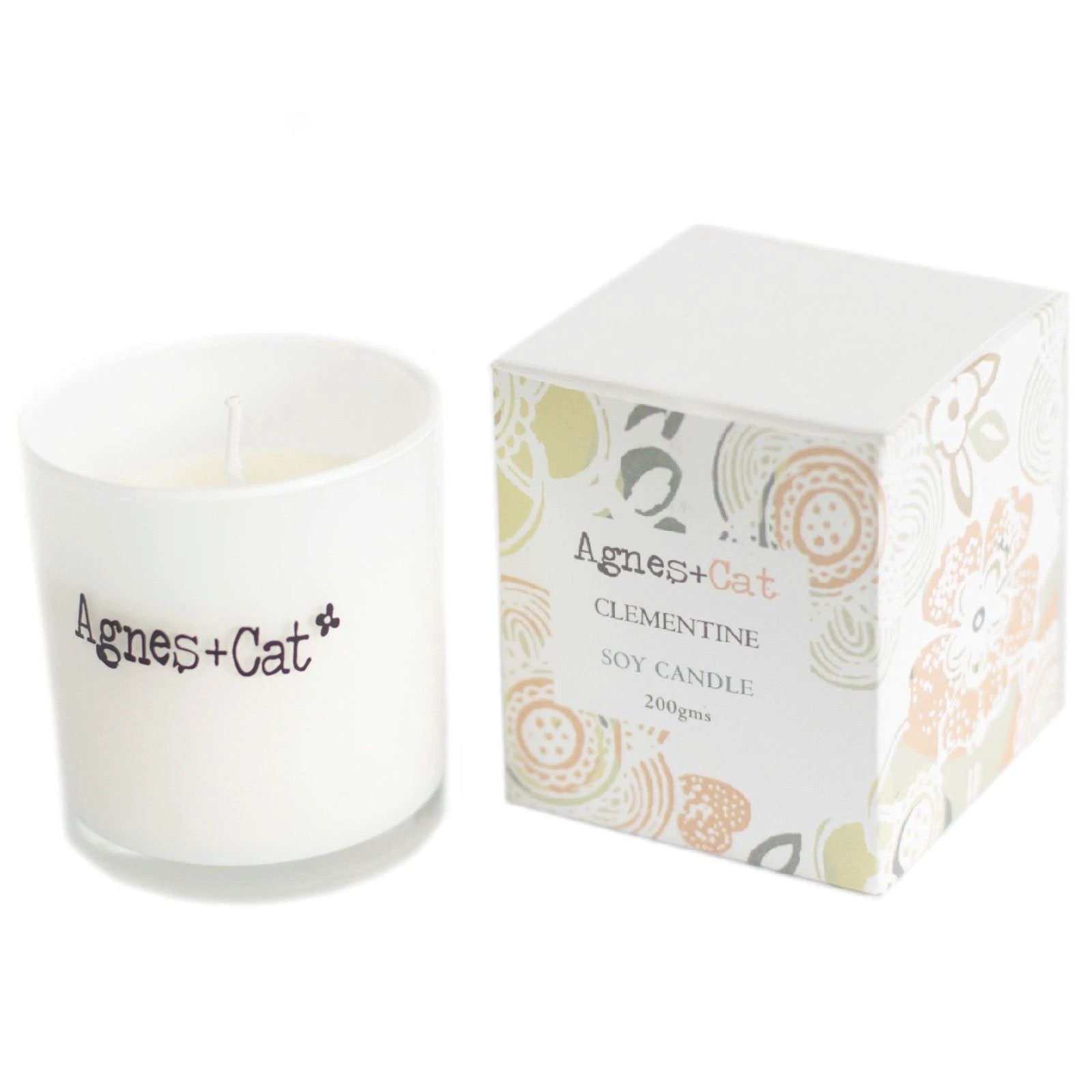 Agnes + Cat Votive Candle - Clementine by AW Dropship UK