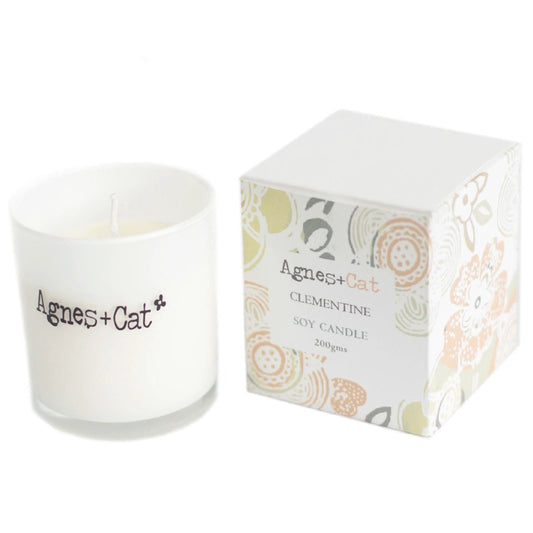 Agnes + Cat Votive Candle - Clementine by AW Dropship UK