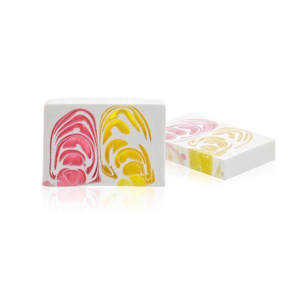 Orchid Handcrafted Soap Slice 100g Bar For Daily Gentle Cleansing And Luxurious Bathing Artisanal Floral Fragrance by AW Dropship UK