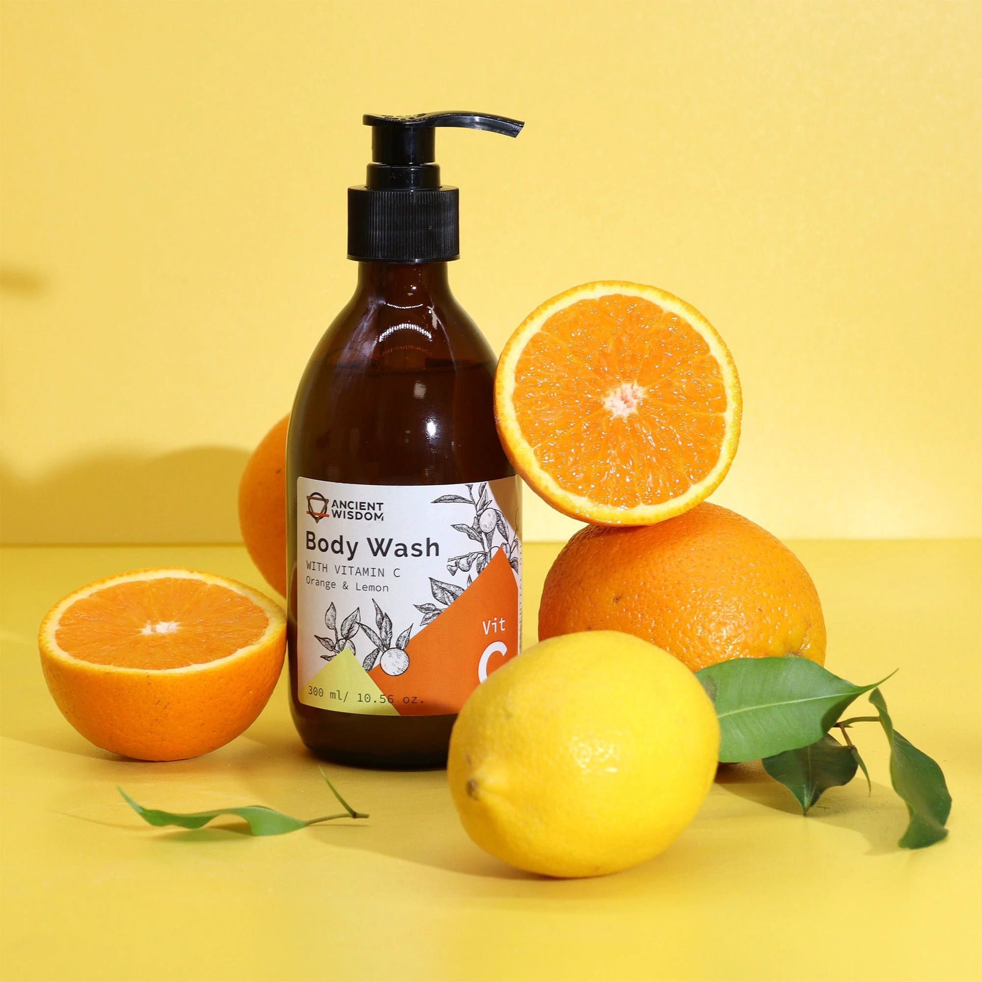 Aromatherapy Body Wash with Vitamin C – Orange & Lemon by AW Dropship UK