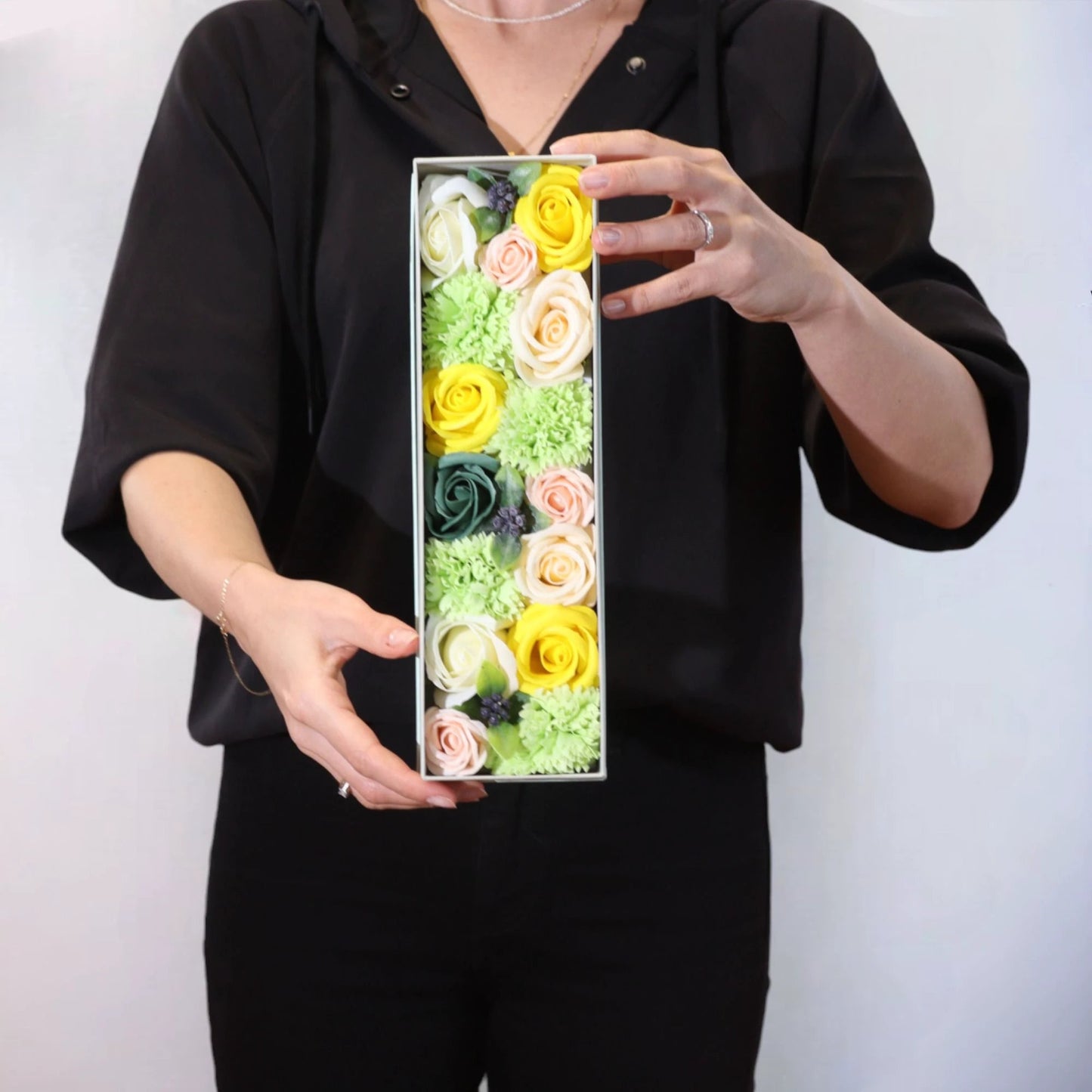 Long Box - Spring Celibrations - Yellow & Greens by AW Dropship UK