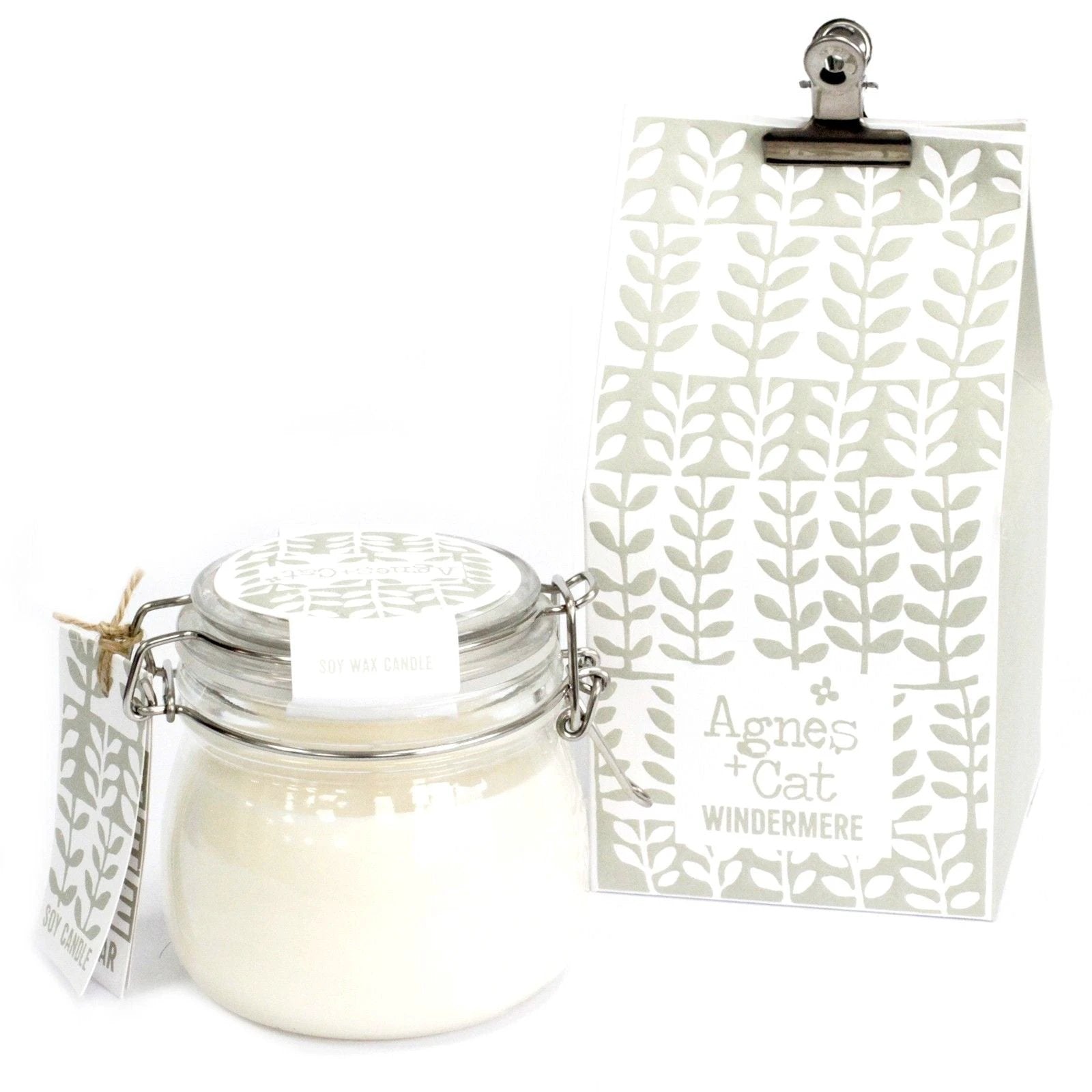 Agnes + Cat Kilner Jar Candle - Windermere by AW Dropship UK