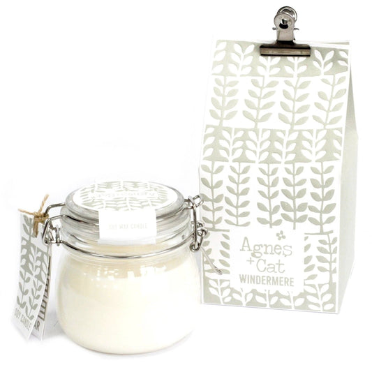 Agnes + Cat Kilner Jar Candle - Windermere by AW Dropship UK