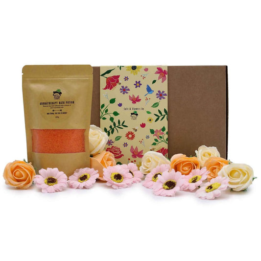 Total Detox Bath Salt & Soap Flower Gift Set