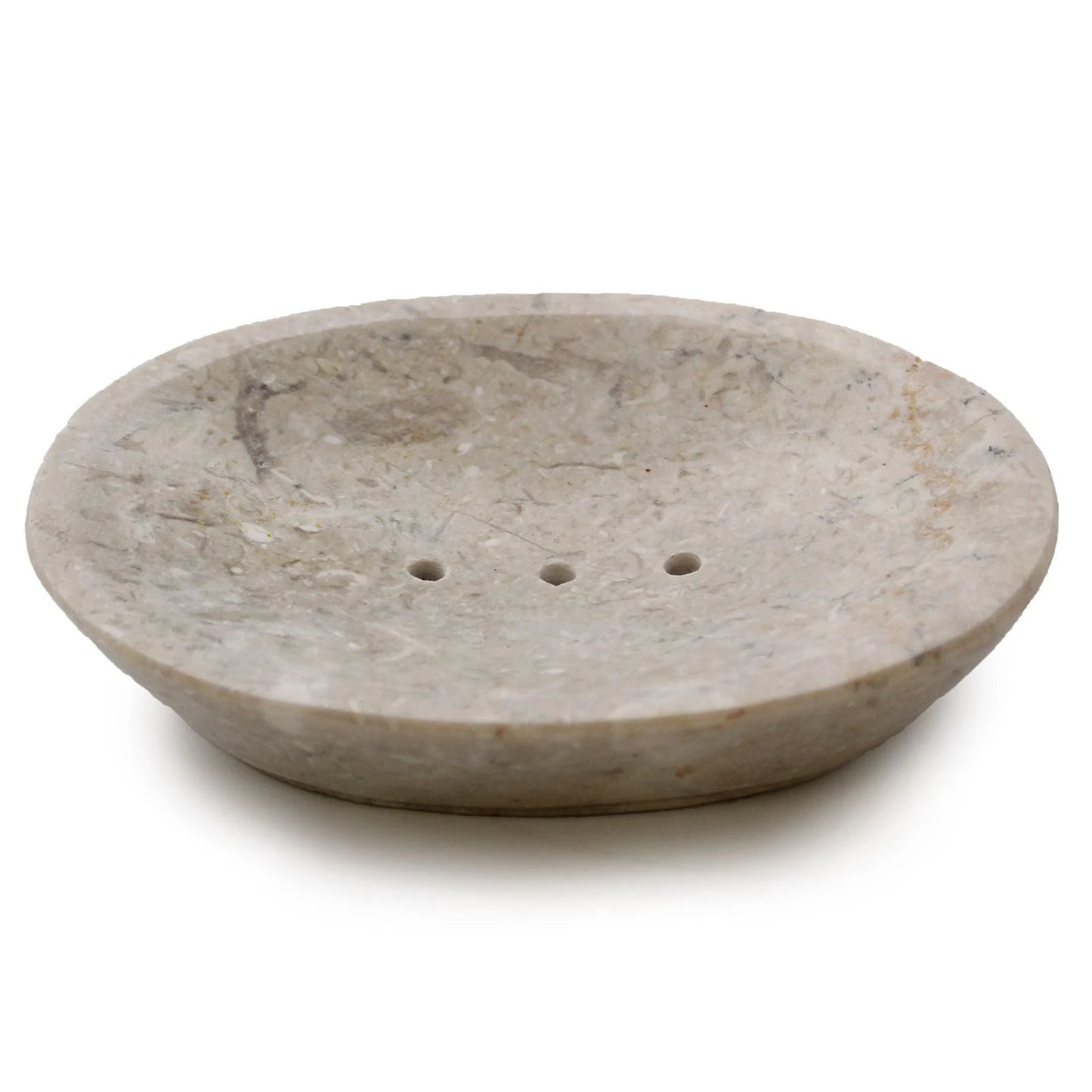 Classic Oval Cream Marble Soap Dish by AW Dropship UK