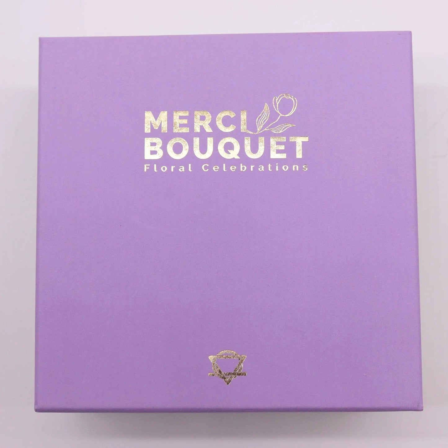 Square Box - Lavender Rose & Carnation by AW Dropship UK