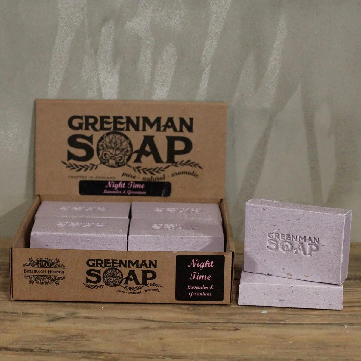 Greenman Soap Slice 100g - Night Time by AW Dropship UK