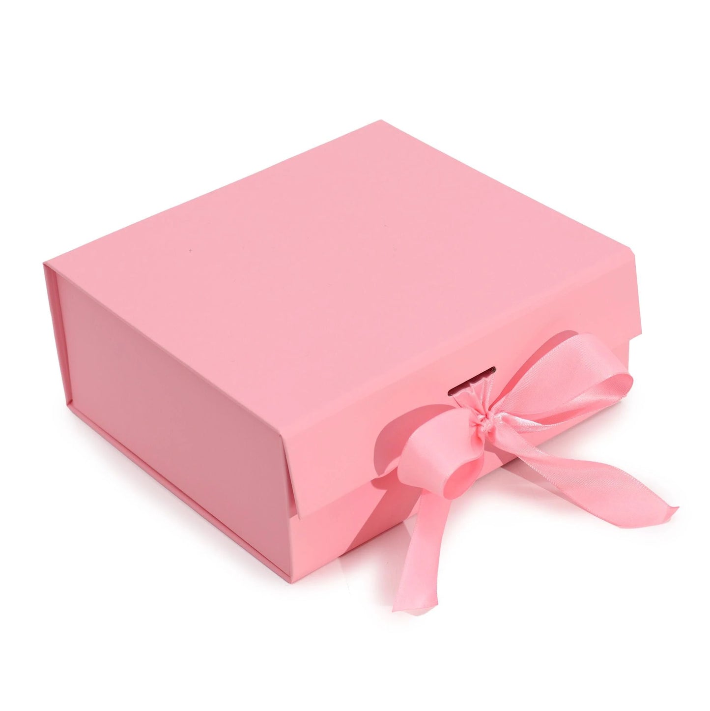 Flat Pack Gift Box - Medium Square (20x18.2x8cm) - Pink by AW Dropship UK