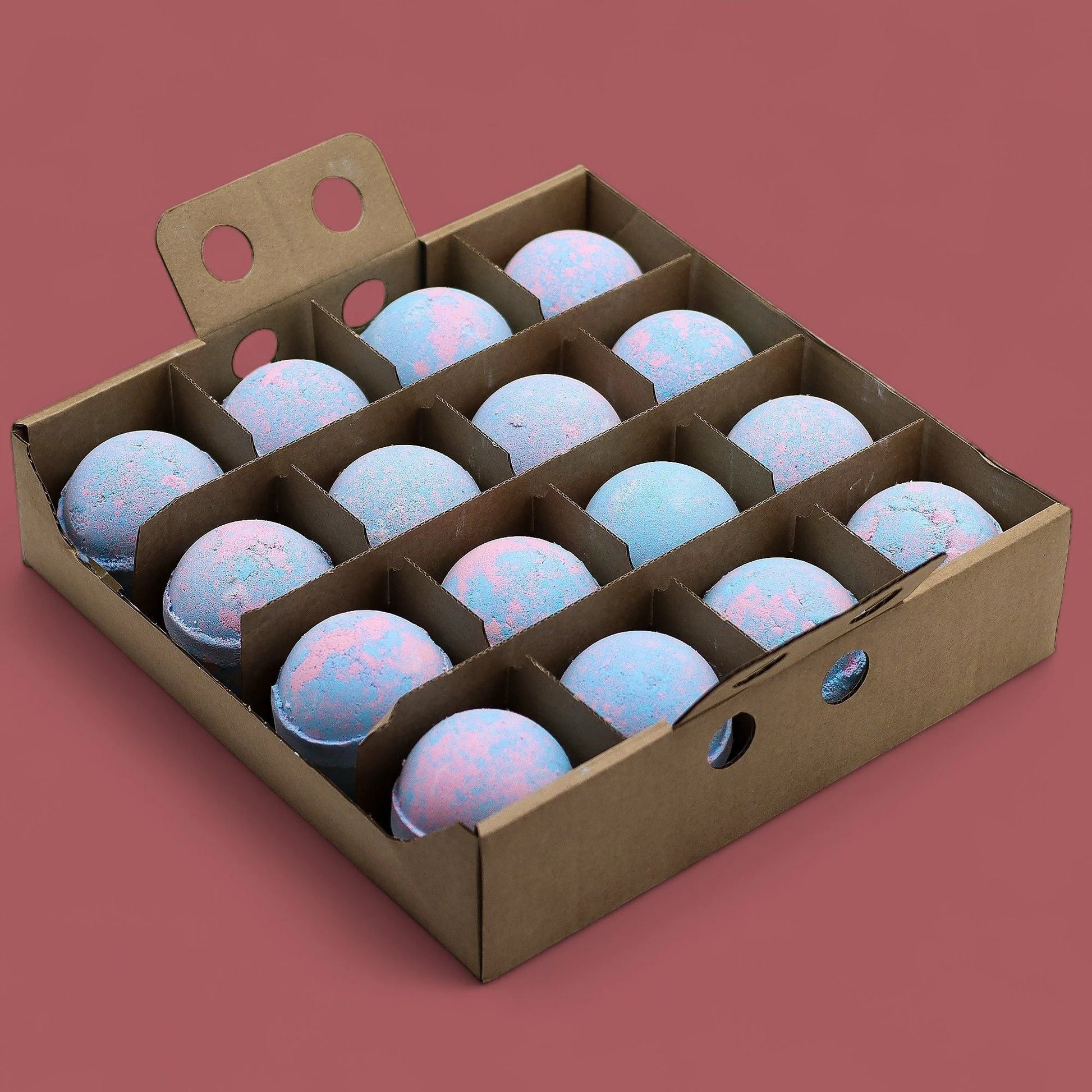 Set Of 3 Baby Powder Bath Bombs UK Made 180g Each With Blue And Lavender Fragrance by AW Dropship UK