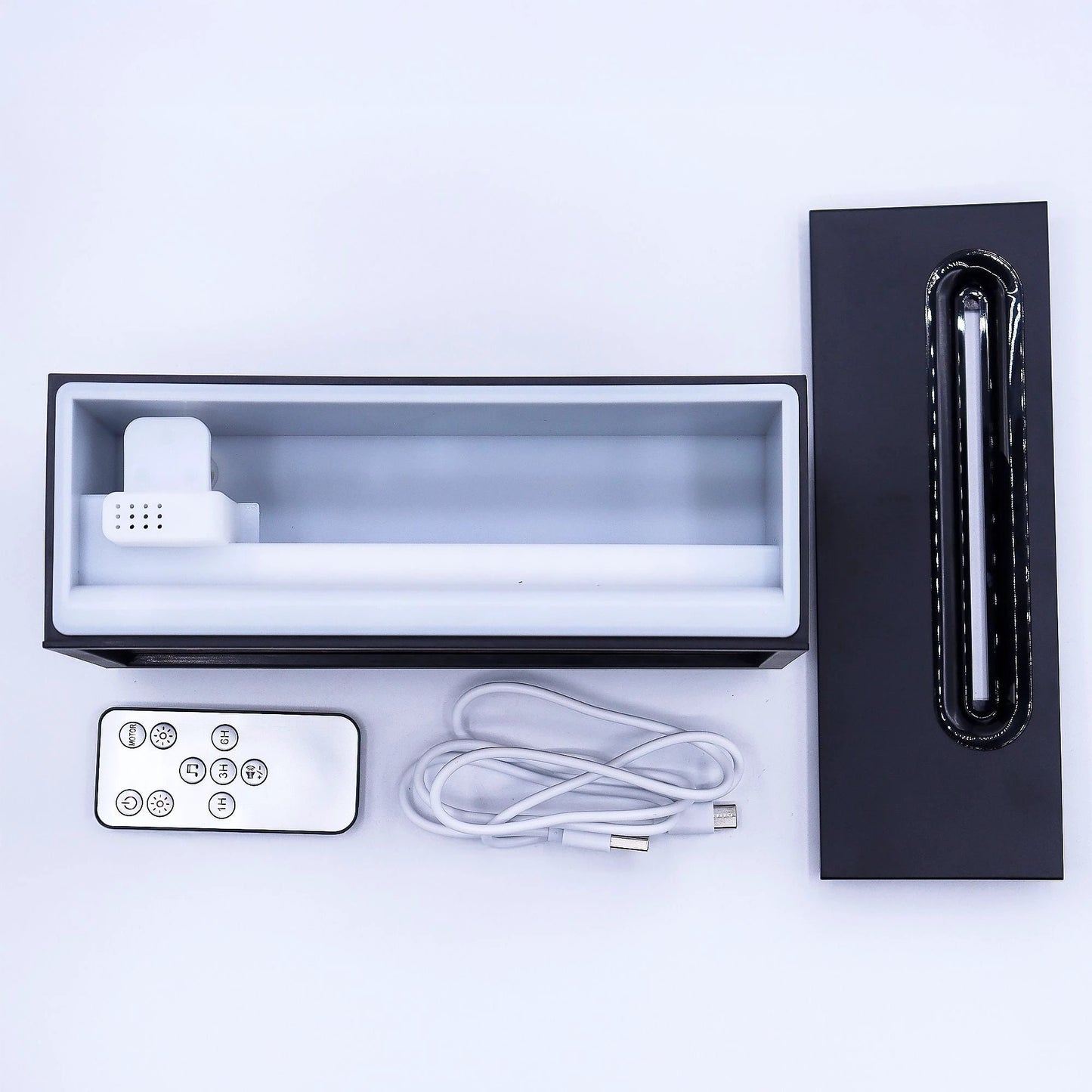 Flame Effect Aroma Diffuser with Birdsound - Black USB - Colour Change by AW Dropship UK