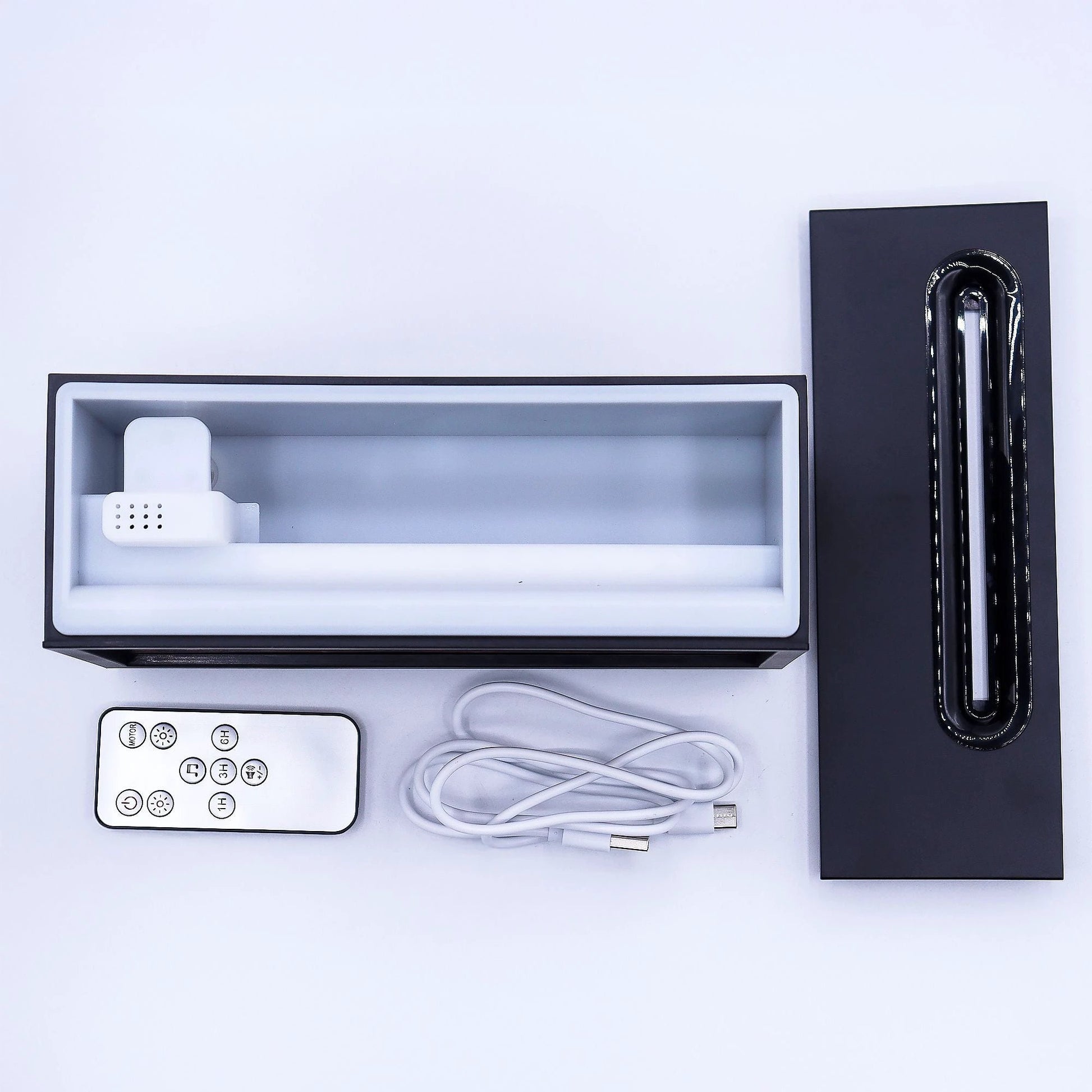 Flame Effect Aroma Diffuser with Birdsound - Black USB - Colour Change by AW Dropship UK