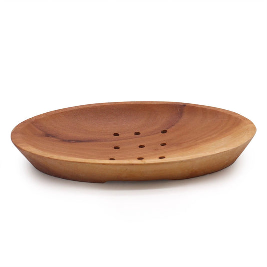 Classic Mahogany Soap Dish - Oval by AW Dropship UK