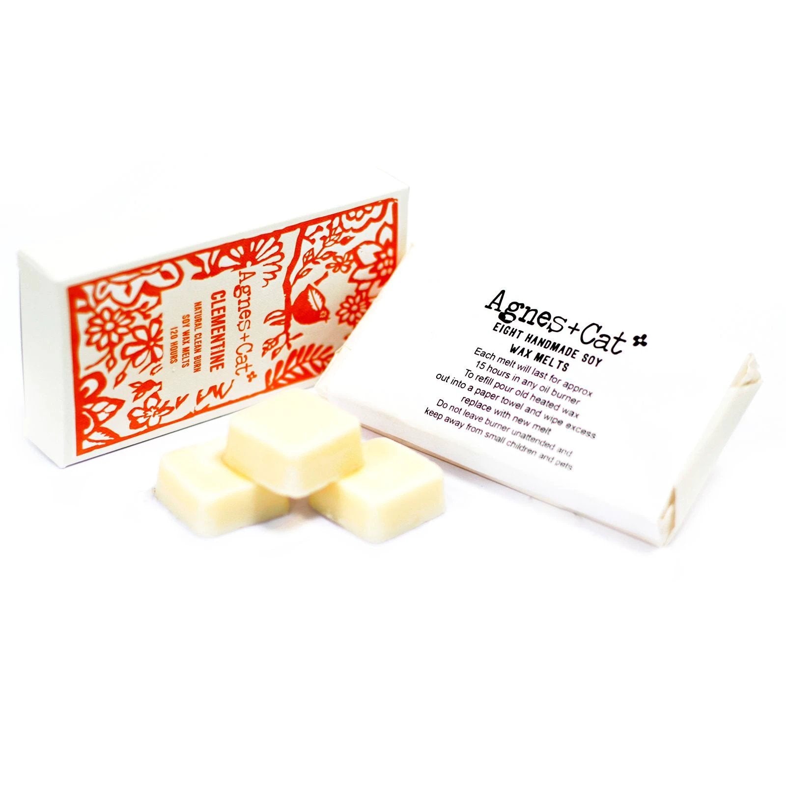 Agnes + Cat Box of 8 Wax Melts - Clementine by AW Dropship UK