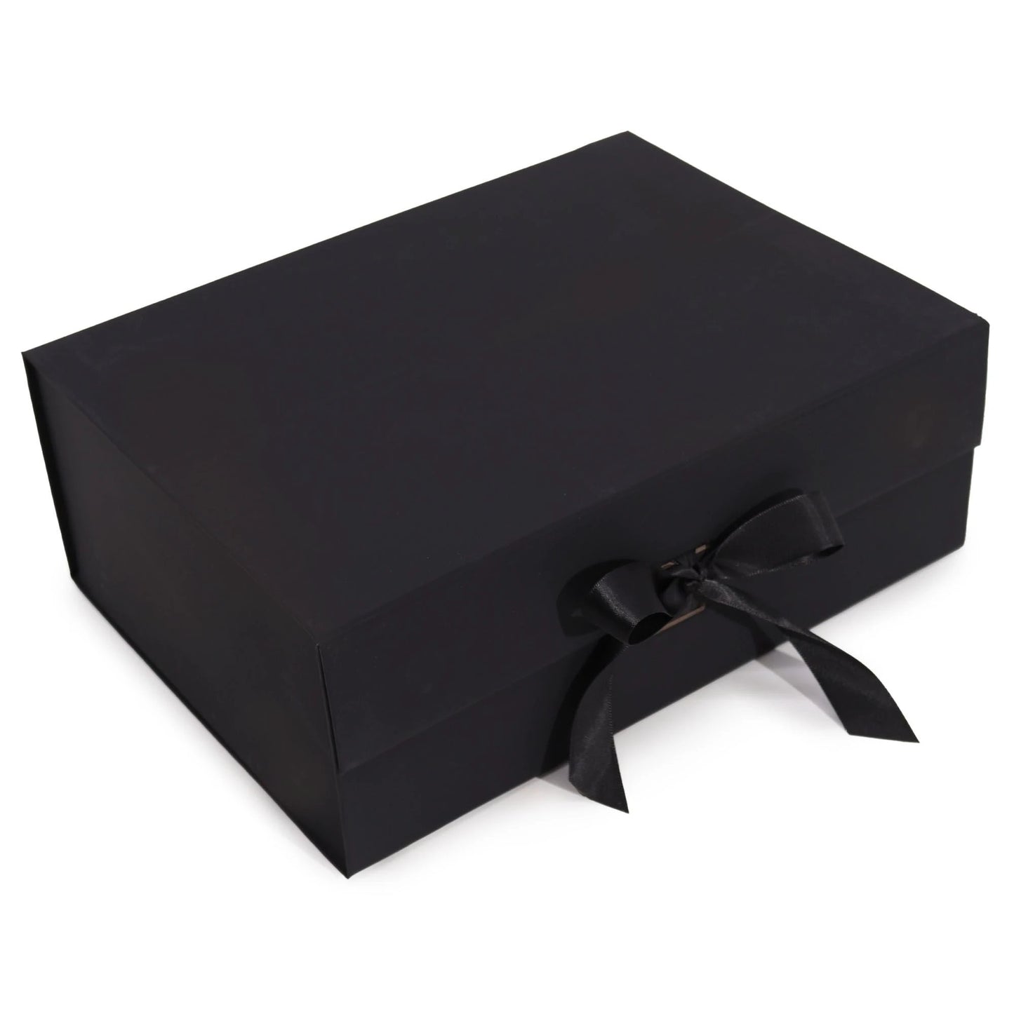 Flat Pack Gift Box - Extra Large (33x25x12cm) - Black by AW Dropship UK