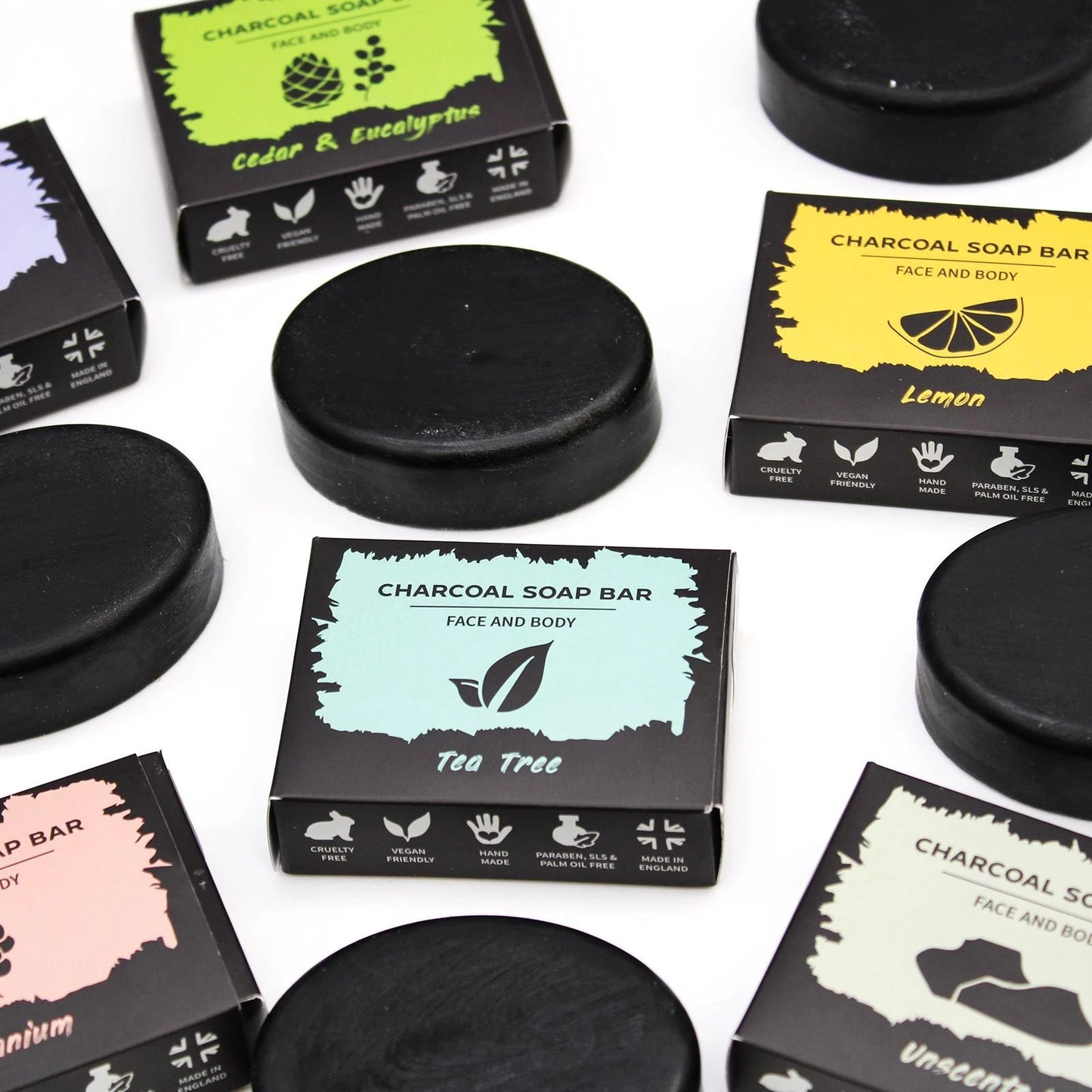 Charcoal Soap 85g - Tea Tree by AW Dropship UK