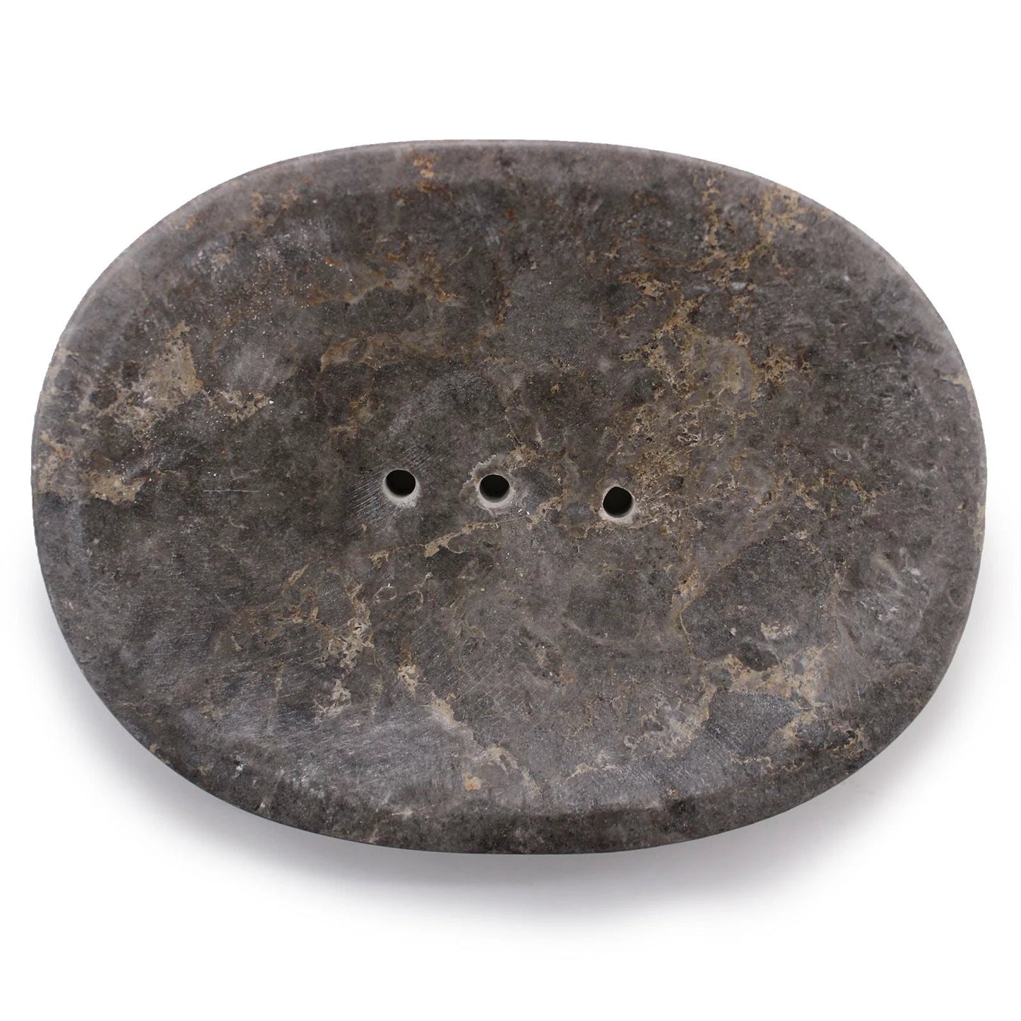 Classic Oval Grey Marble Soap Dish by AW Dropship UK