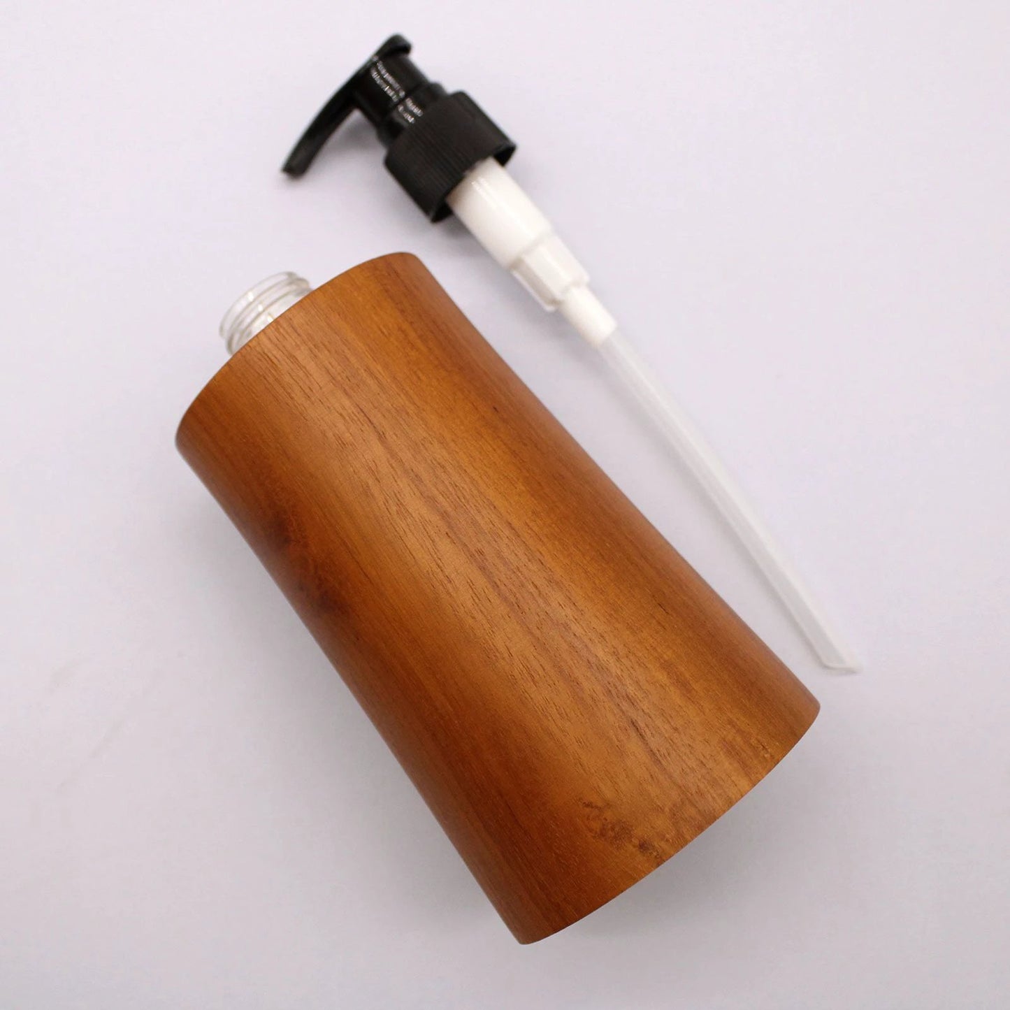 Natural Teakwood Soap Dispenser - Taper by AW Dropship UK