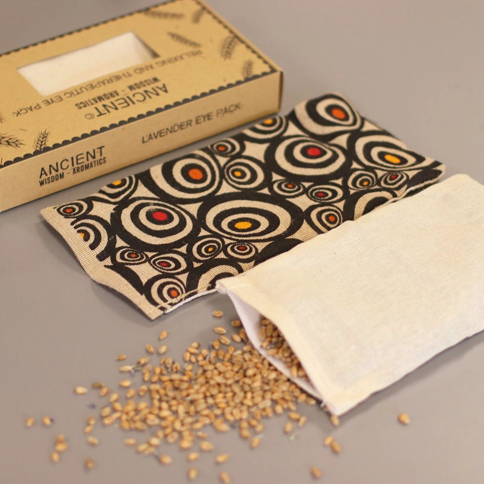 Lavender Natural Cotton and Juco Eye Pillow in Gift Box - Illusion by AW Dropship UK