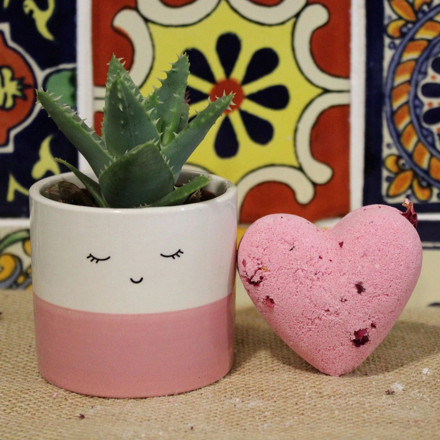 Love Heart Bath Bomb 70g Ylang And Rose Heart Shaped Bath Bomb Calming Floral Spa Like Soak by AW Dropship UK