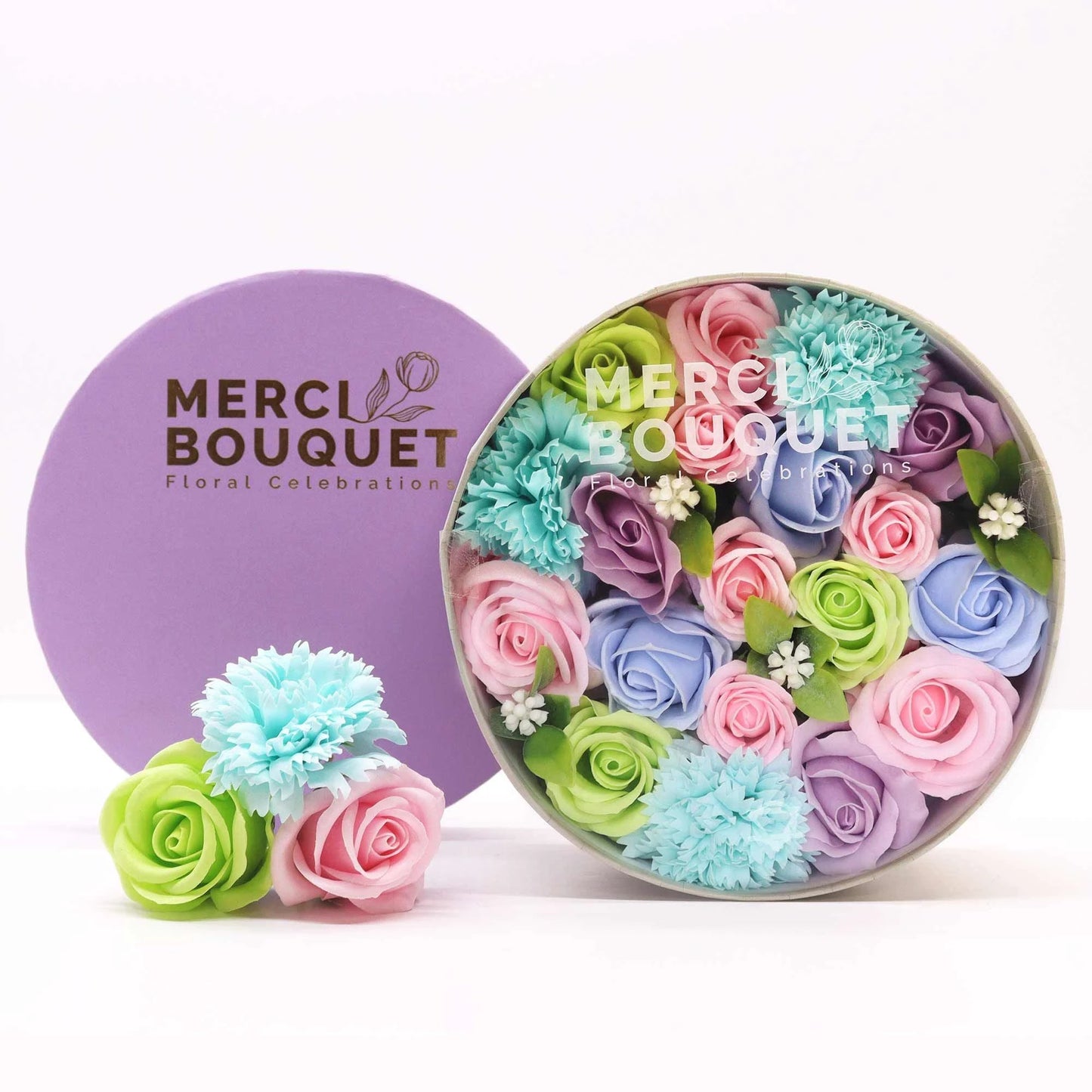 Round Box - Baby Blessings - Blues by AW Dropship UK