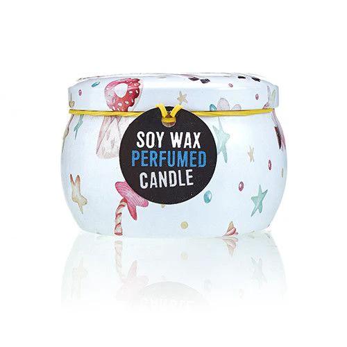 Art Tin Candle - Assorted Design - Unicorns - Moonstone by AW Dropship UK