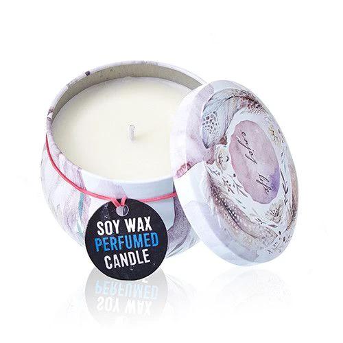 Art Tin Candle - Assorted Design - Parisian Weekend - Peonies by AW Dropship UK