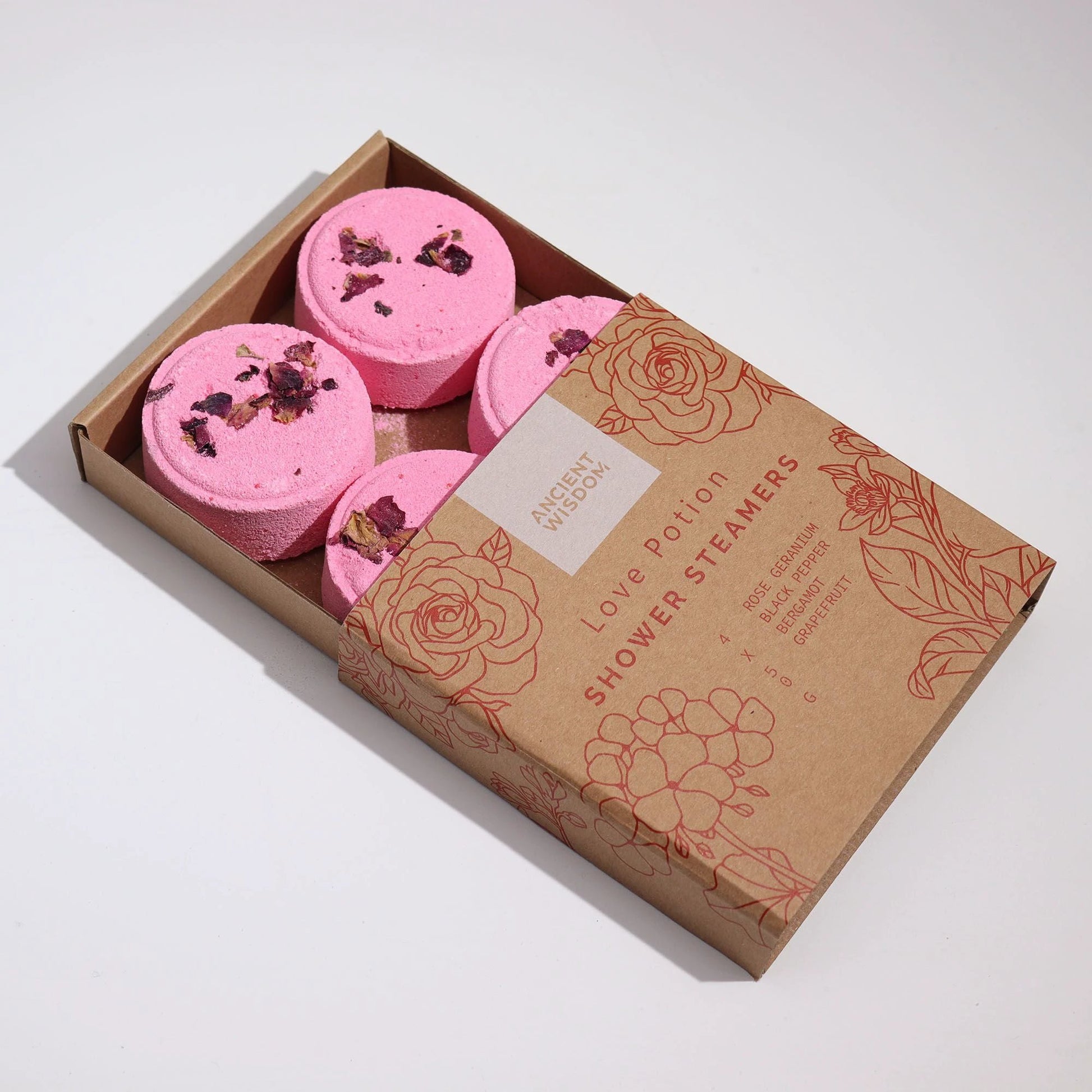 Zen Shower Steamers - Therapy Wellness Gift Set - Love Potion by AW Dropship UK