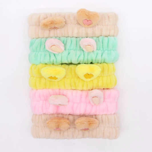 Cute Makeup Headbands - Hearts & Ears (assorted) by AW Dropship UK