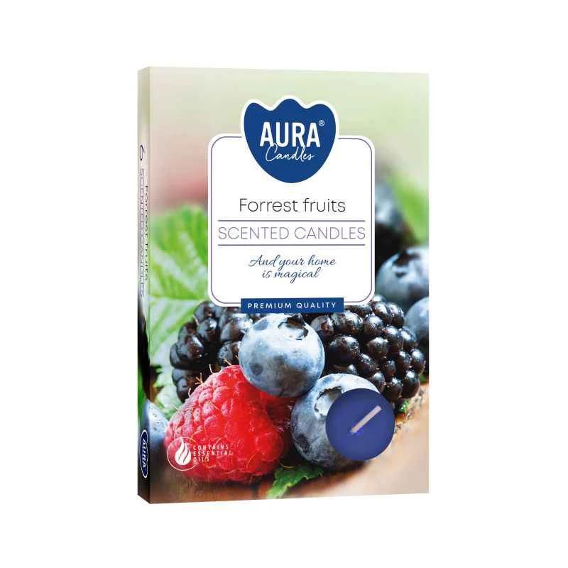 Forest Fruits Scented Tealights – Set of 6 Luxurious Candles
