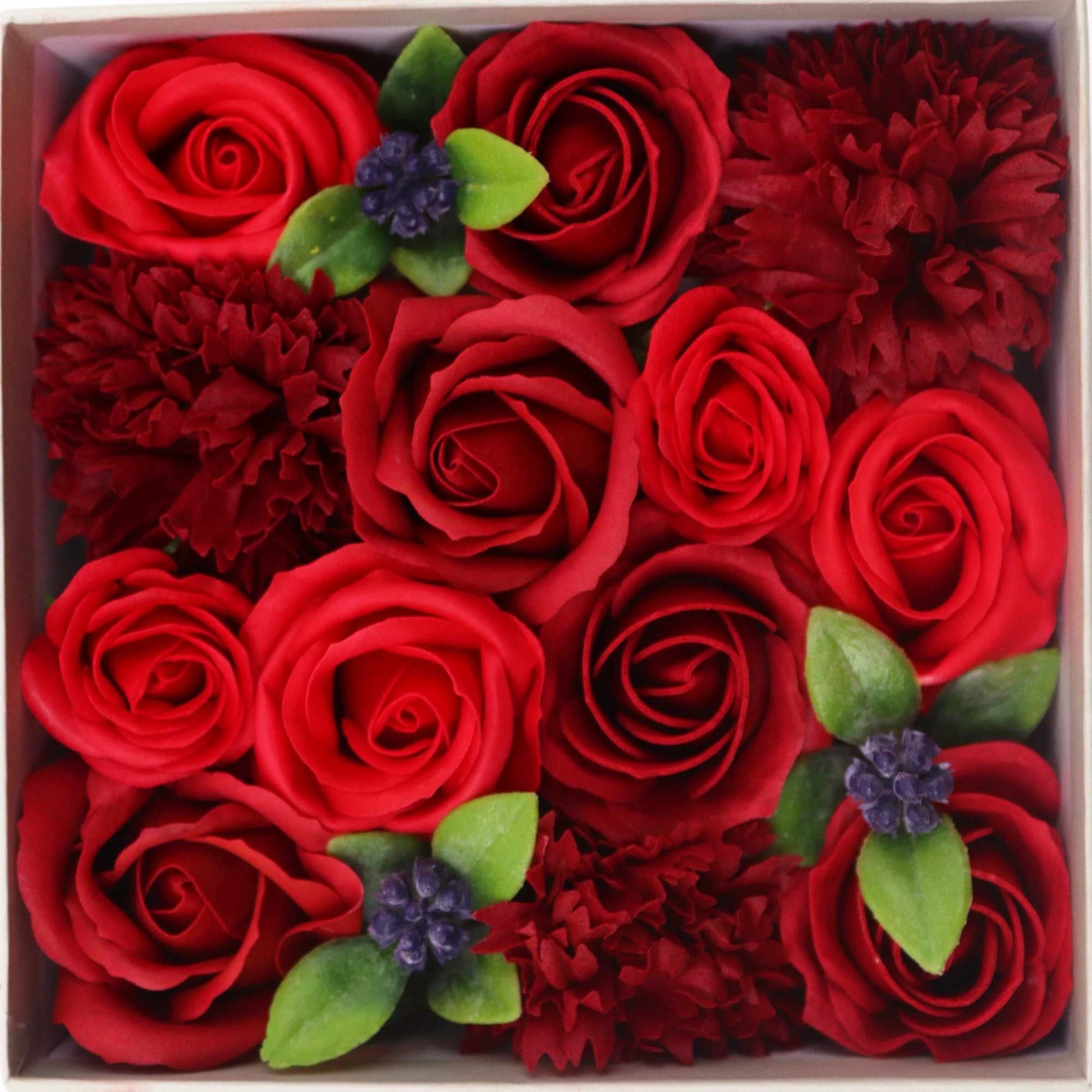 Square Box - Classic Red Roses by AW Dropship UK