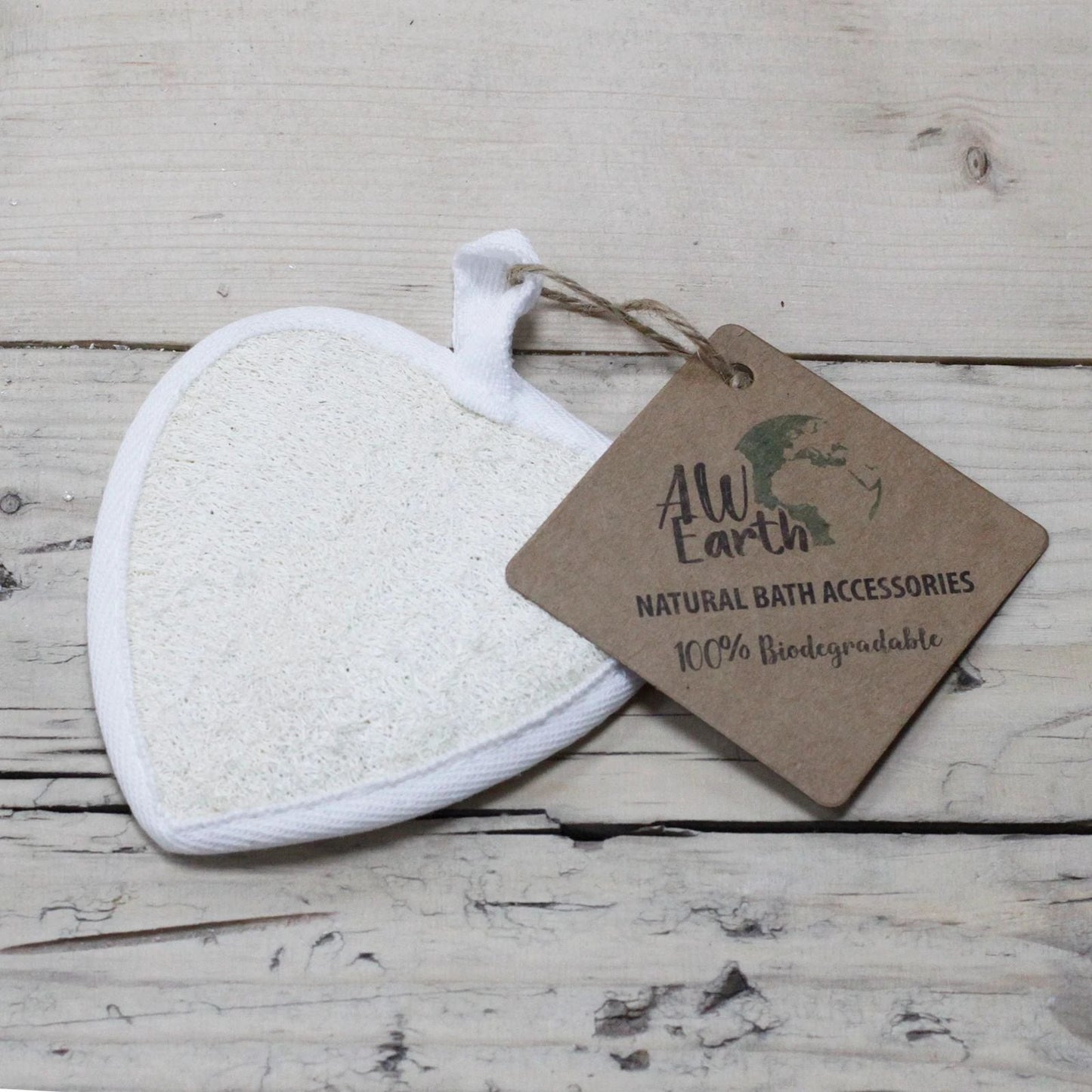 Natural Loofah Body Scrubs - Heart by AW Dropship UK
