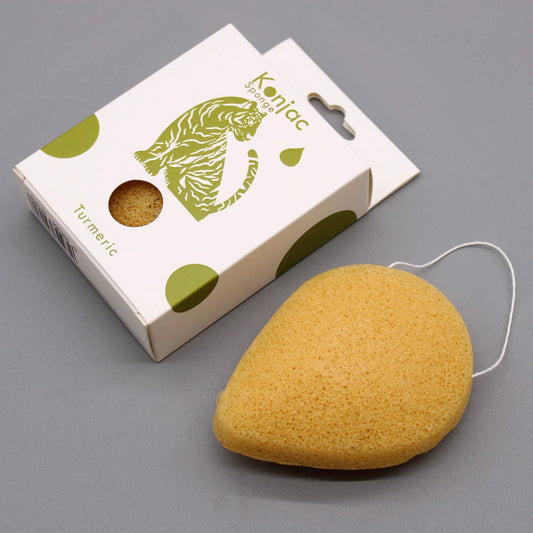 Teardrop Konjac Sponge - Turmeric - Anti-wrinkle by AW Dropship UK