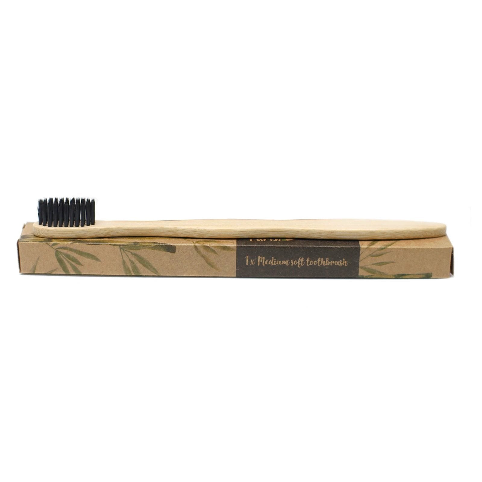 Bamboo Toothbrush - Charcoal Medium Soft by AW Dropship UK