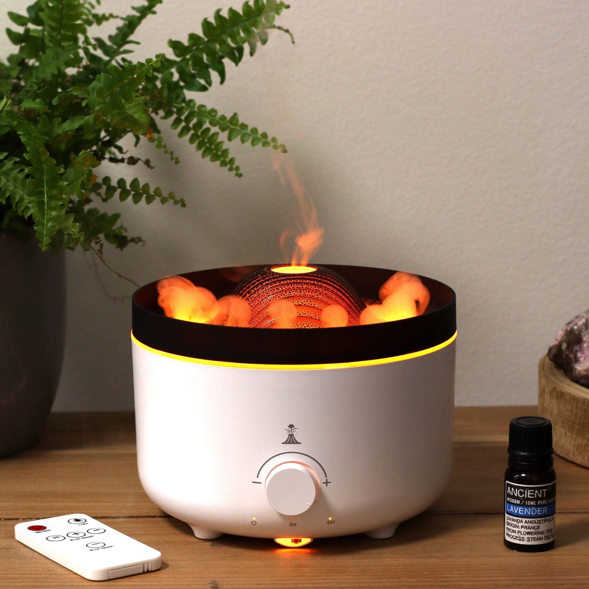 Large Volcano Effect Aroma Diffuser (plug) Two Colours - 560ml by AW Dropship UK