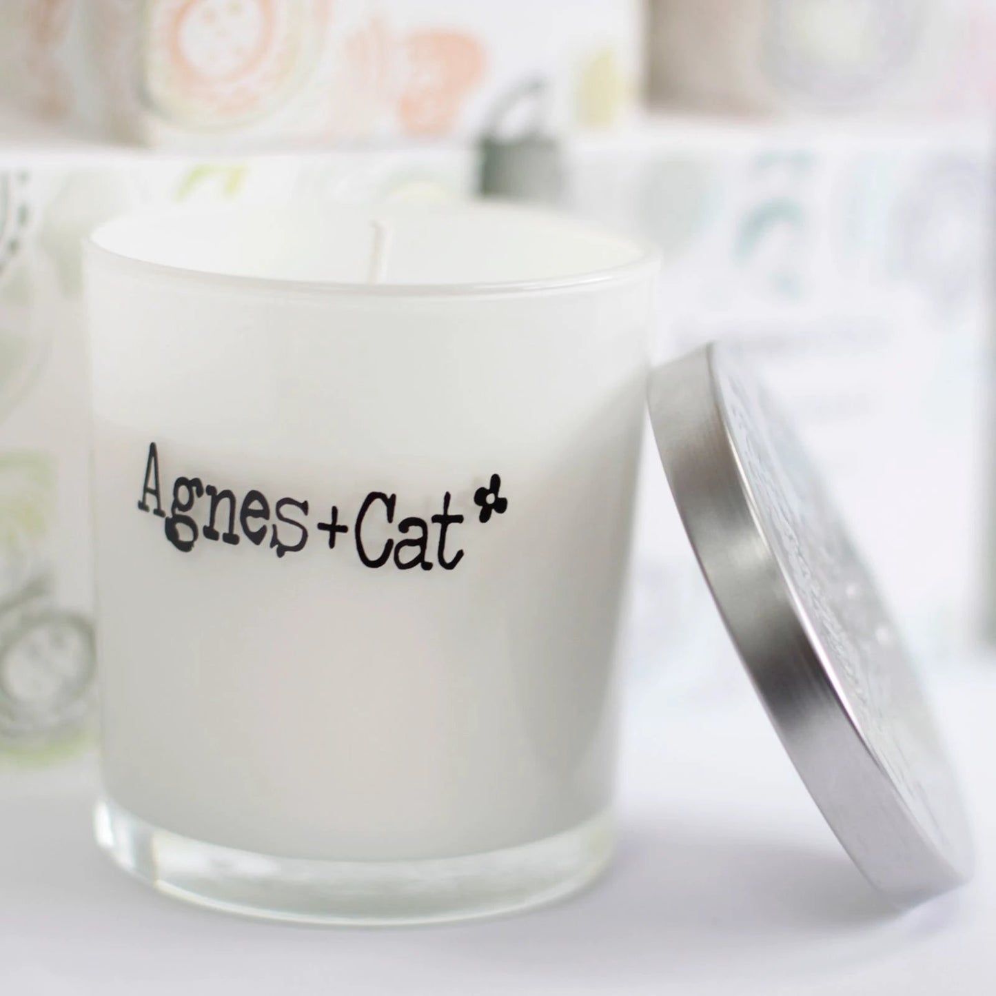 Agnes + Cat Votive Candle - Tea and Roses by AW Dropship UK