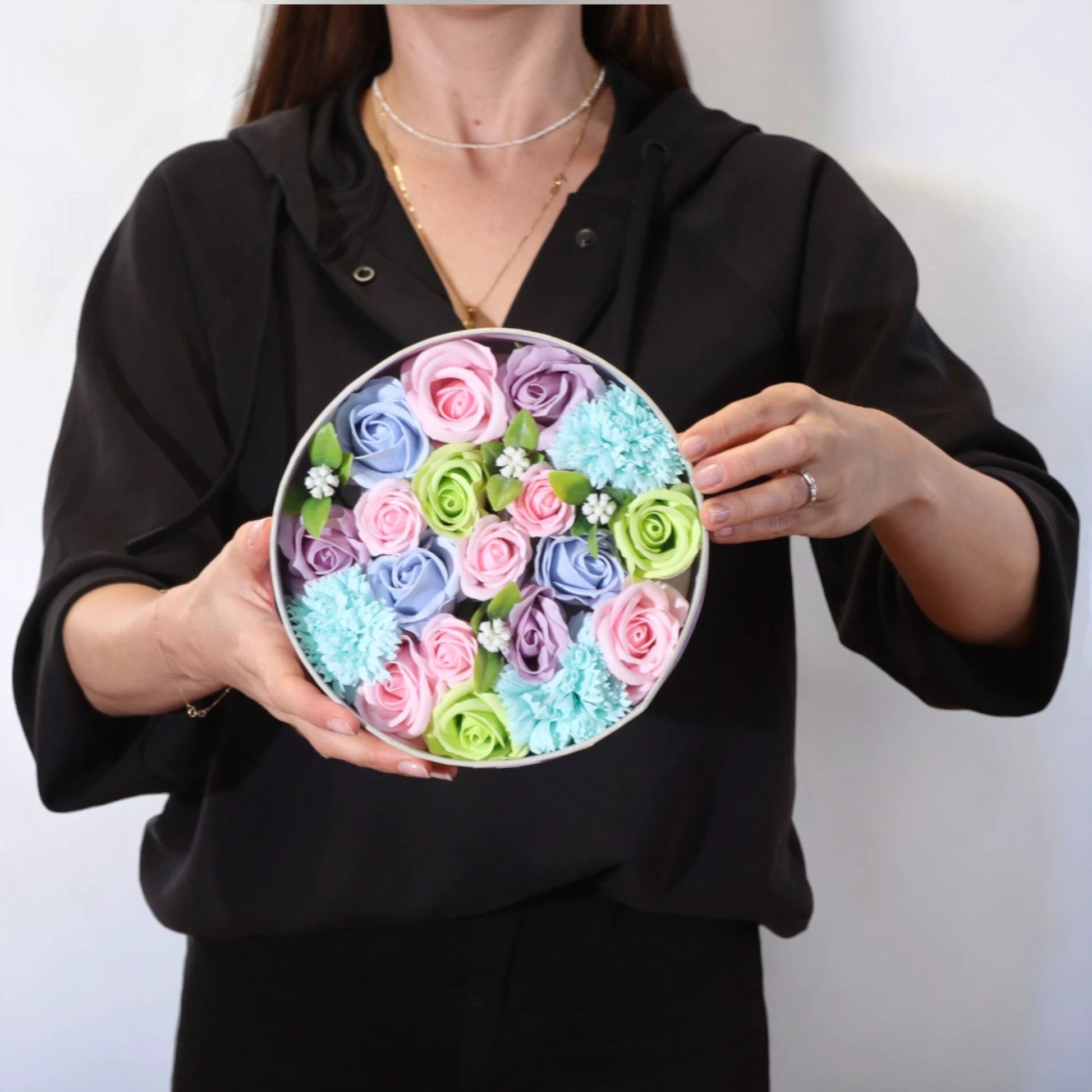 Round Box - Baby Blessings - Blues by AW Dropship UK